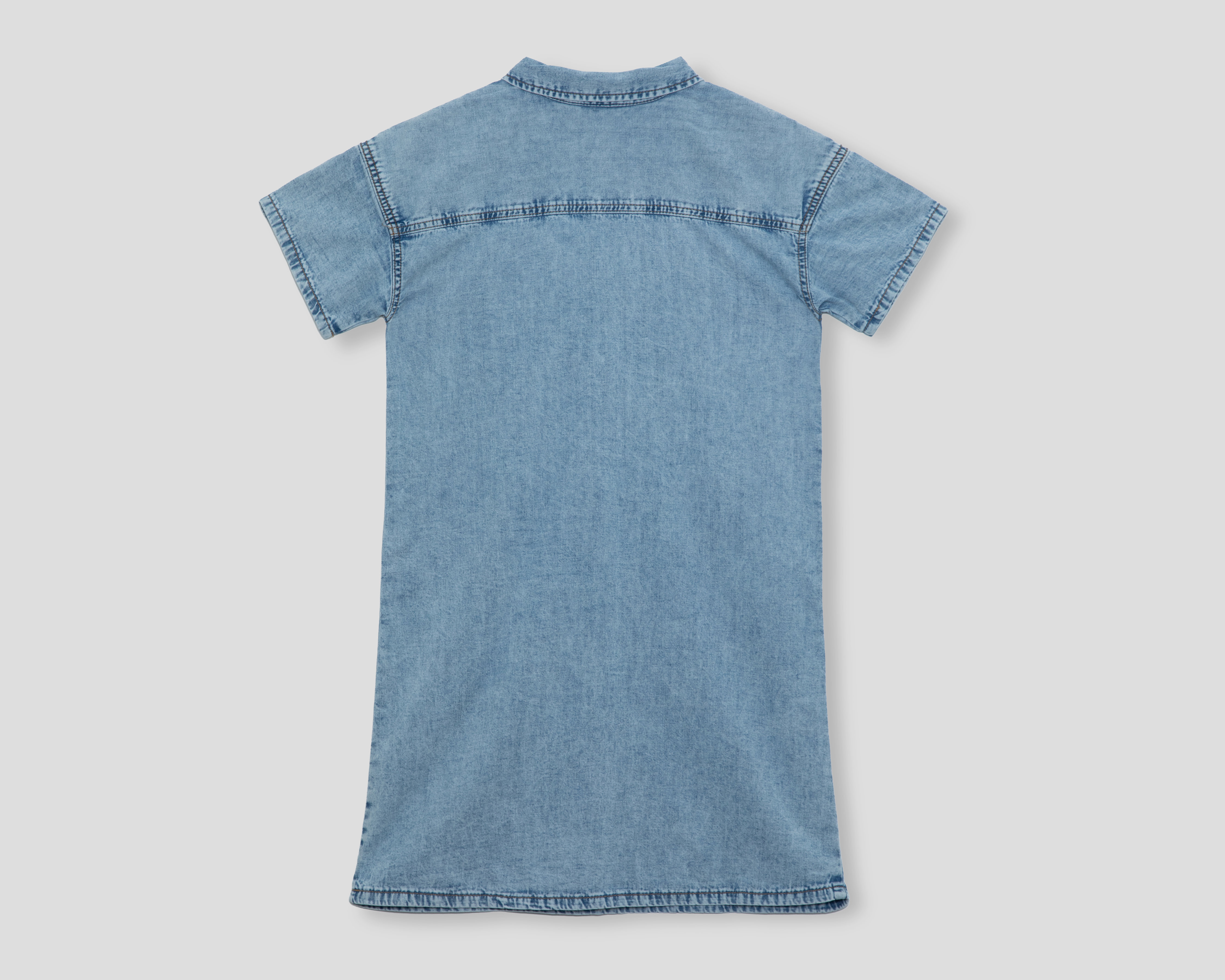 Foto 2 | Foto 2 | Vestido Azul Calvin Klein para Niña