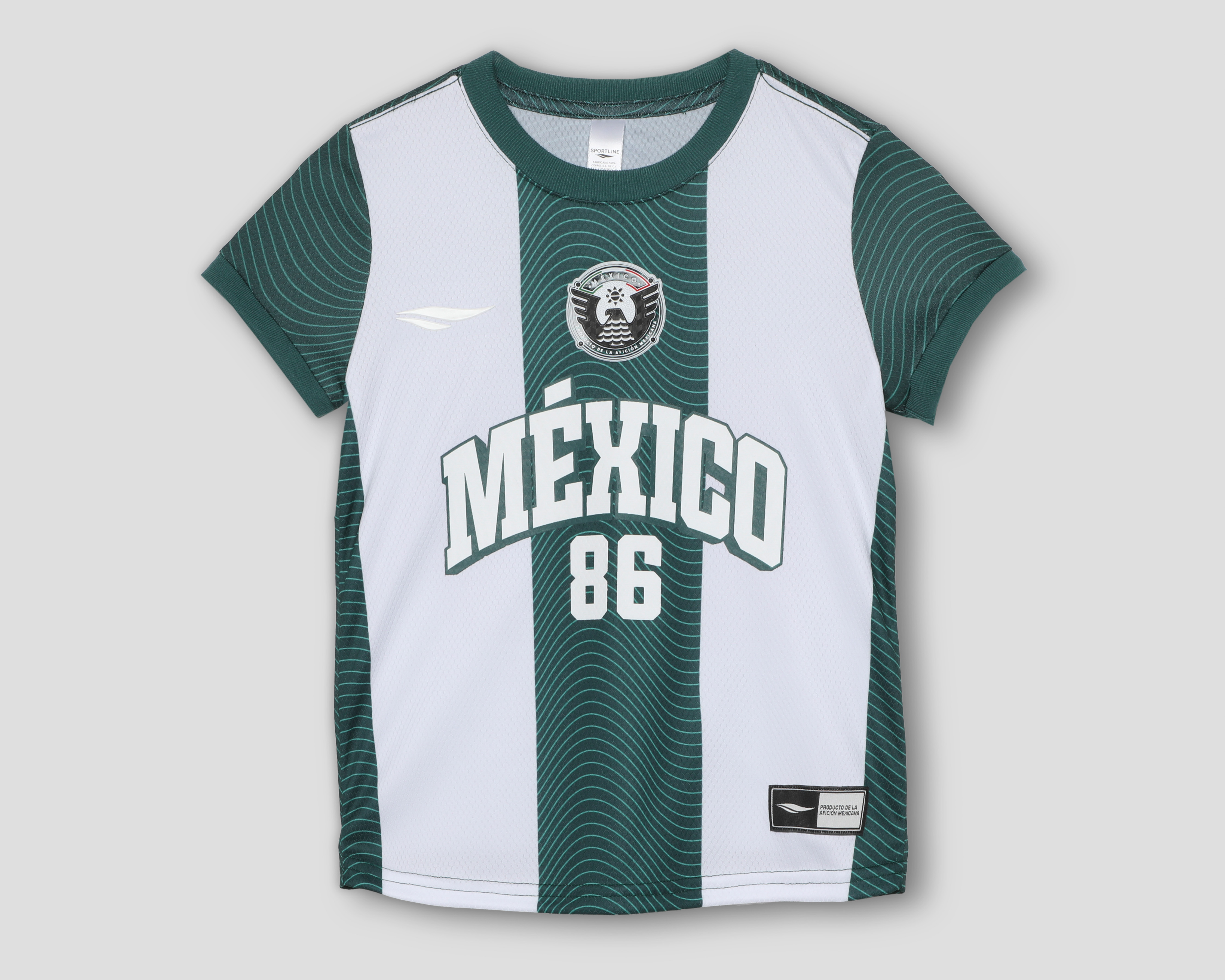 Foto 2 pulgar | Foto 1 | Jersey Sportline México 86 para Niña