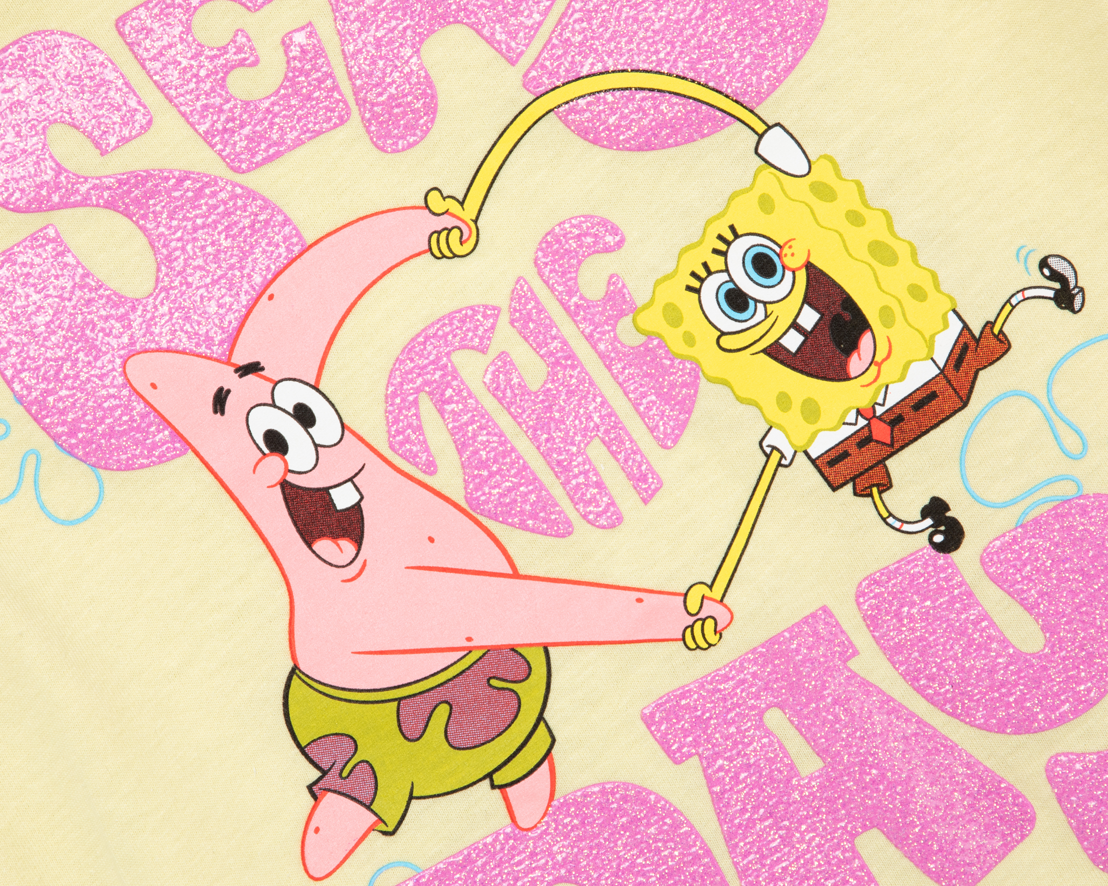 Foto 4 pulgar | Foto 3 | Playera de Cuello redondo Amarilla Bob Esponja para Niña