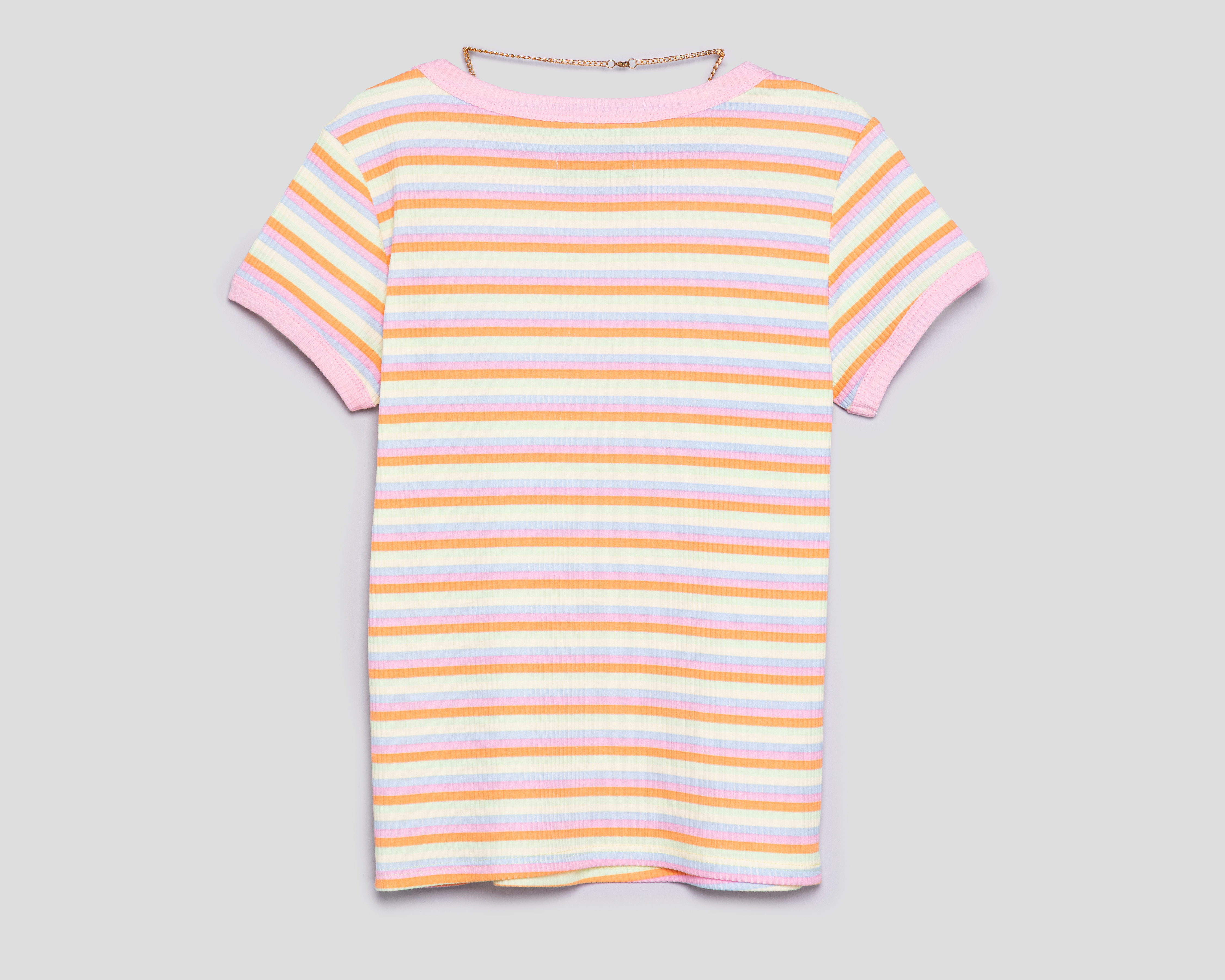 Foto 3 pulgar | Foto 2 | Playera de Cuello Redondo Multicolor Girls Attitude para Niña