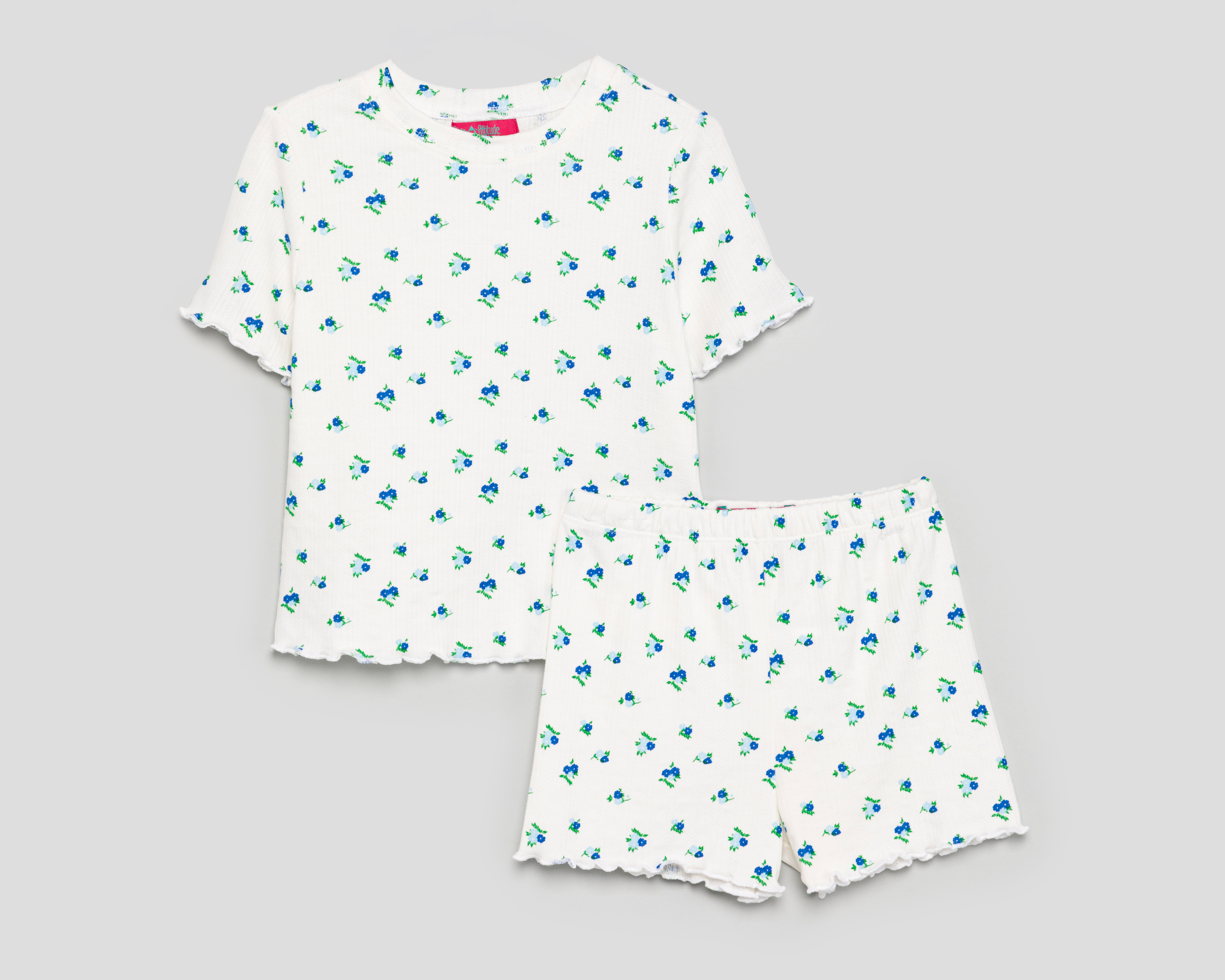 Foto 2 pulgar | Foto 1 | Pijama para Niña Floral Girls Attitude