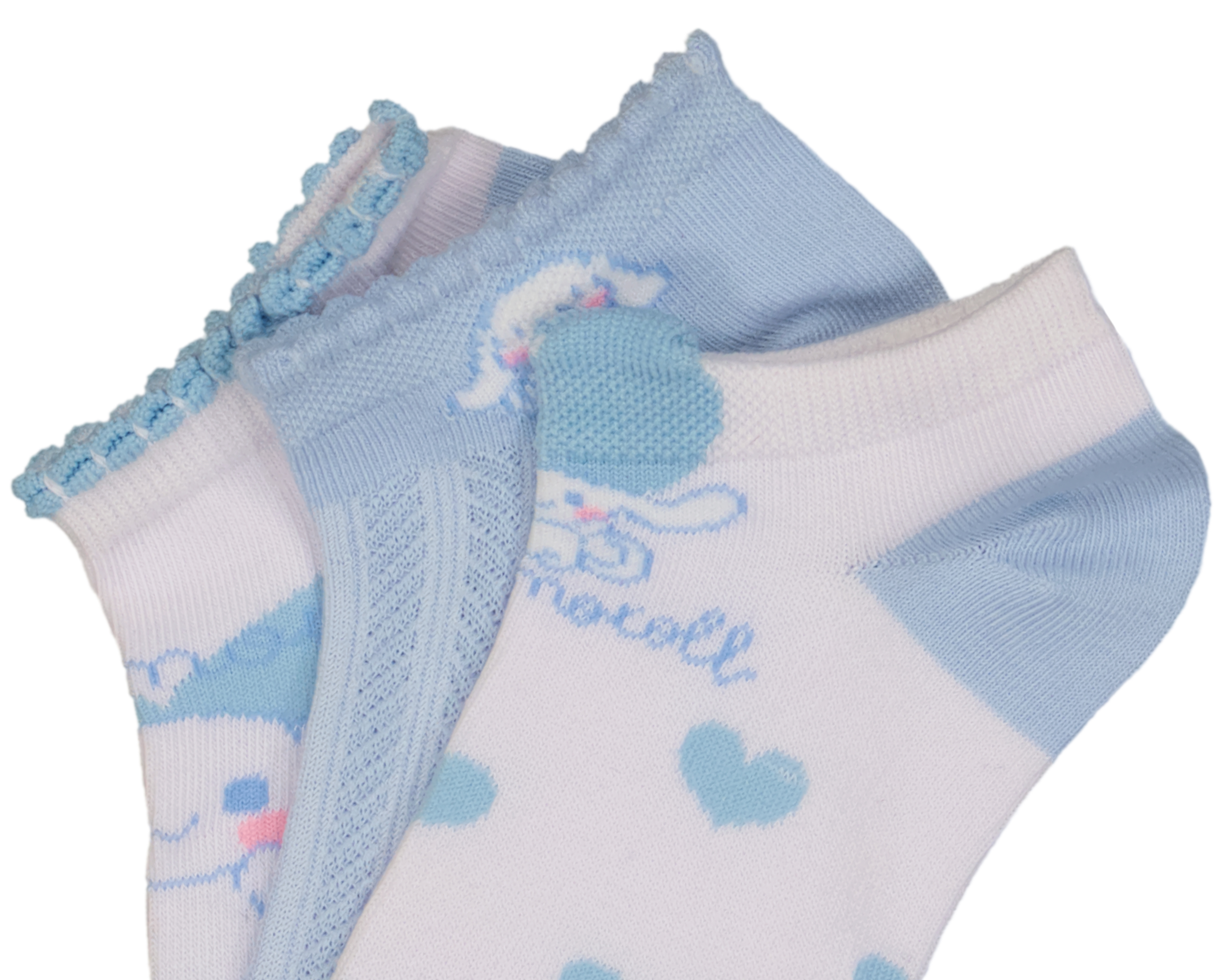 Foto 3 pulgar | Foto 2 | Calcetas Hello Kitty para Niña 3 Pares