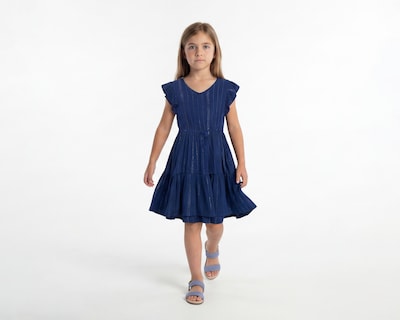 Foto 1 | Foto 1 | Vestido Azul Refill para Niña