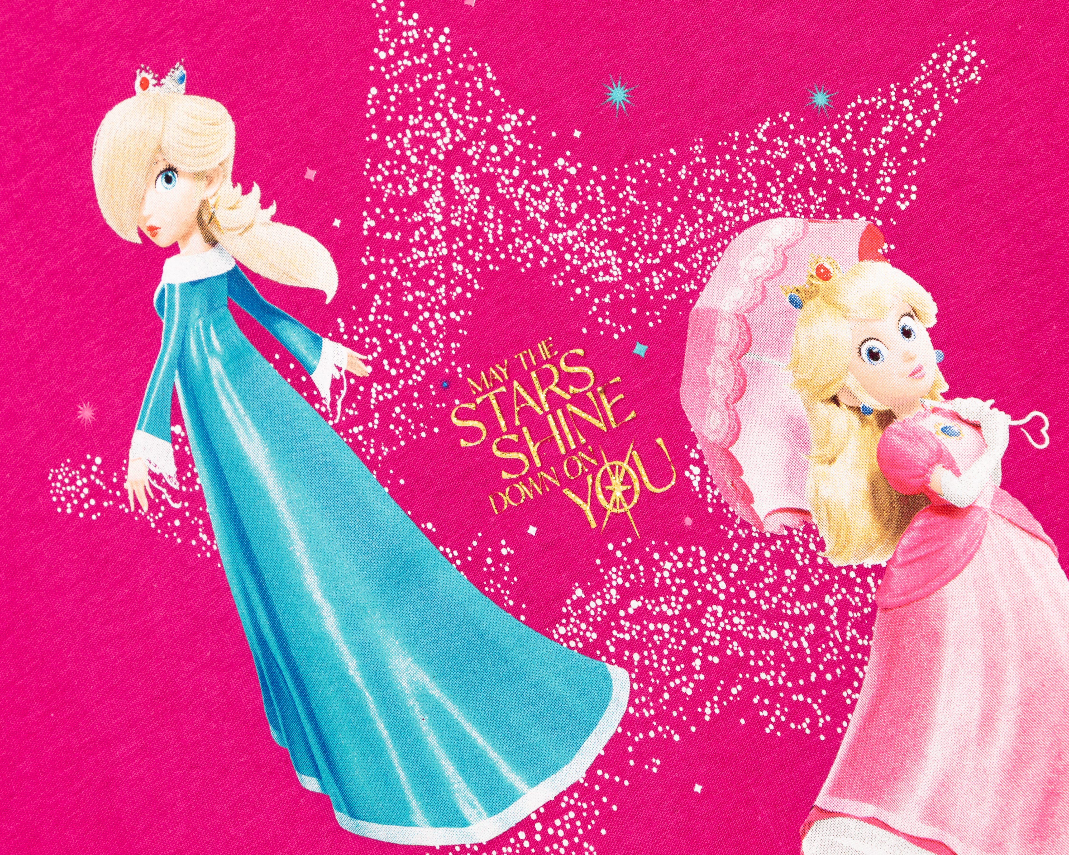 Foto 3 | Foto 3 | Playera de Cuello Redondo Rosa Mario Bros para Niña