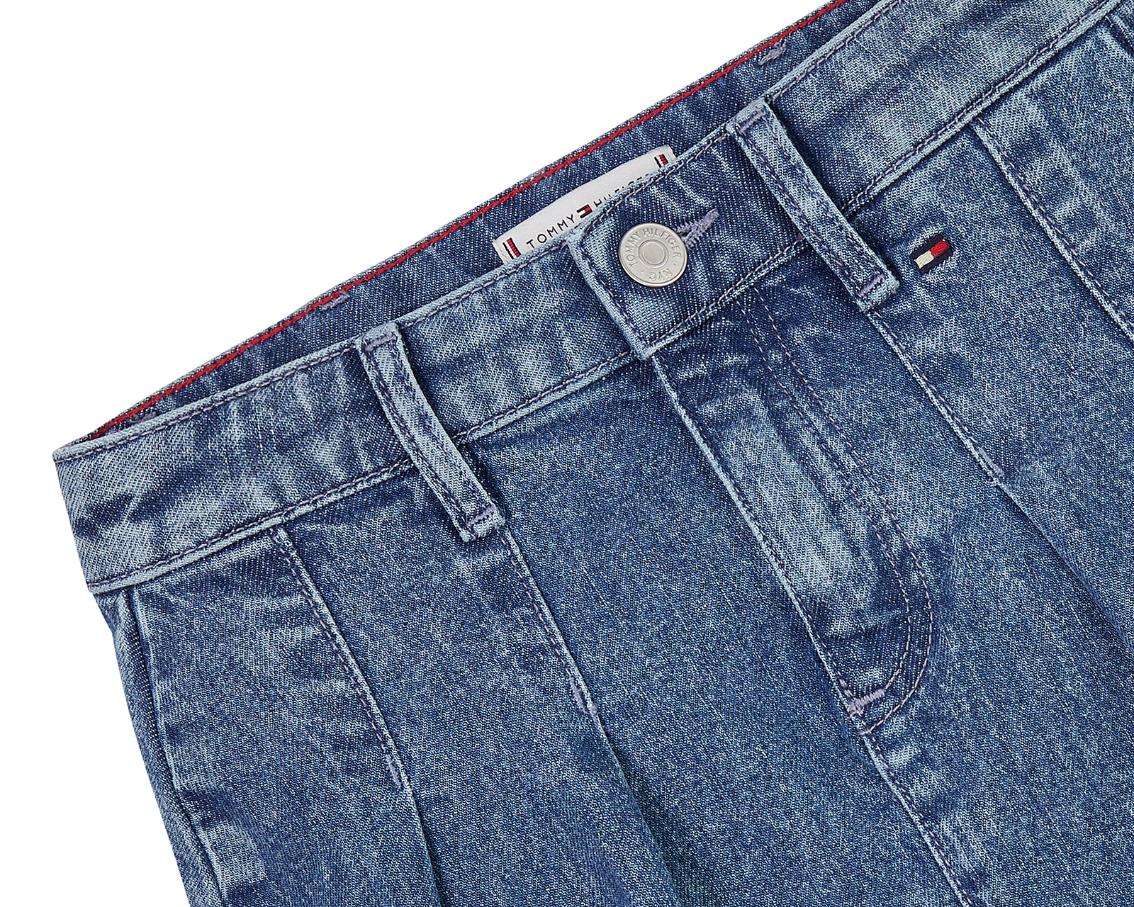 Foto 2 | Foto 2 | Falda Azul Tommy Hilfiger para Niña