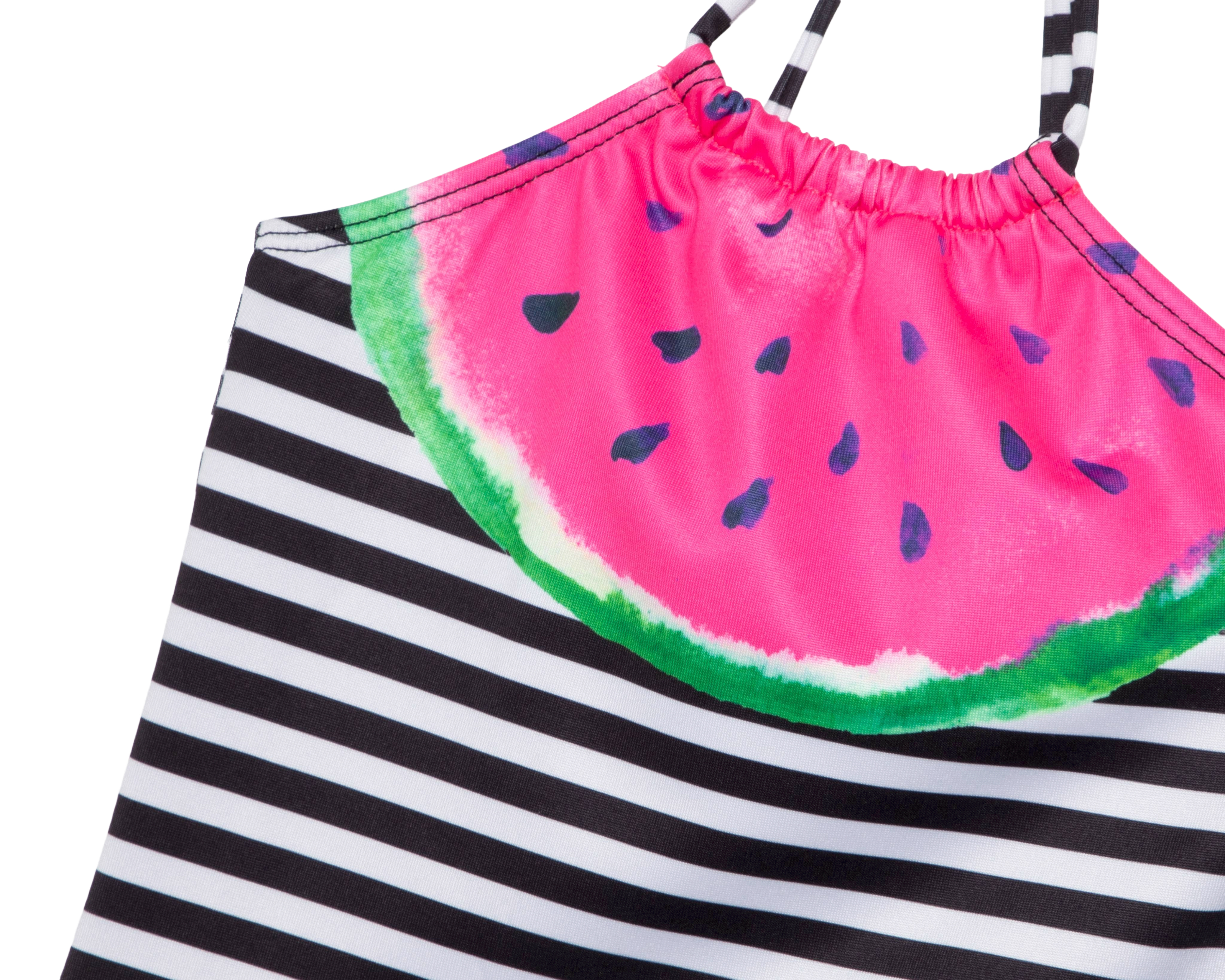 Foto 4 pulgar | Foto 3 | Traje de Baño Pink Platinum a Rayas para Niña