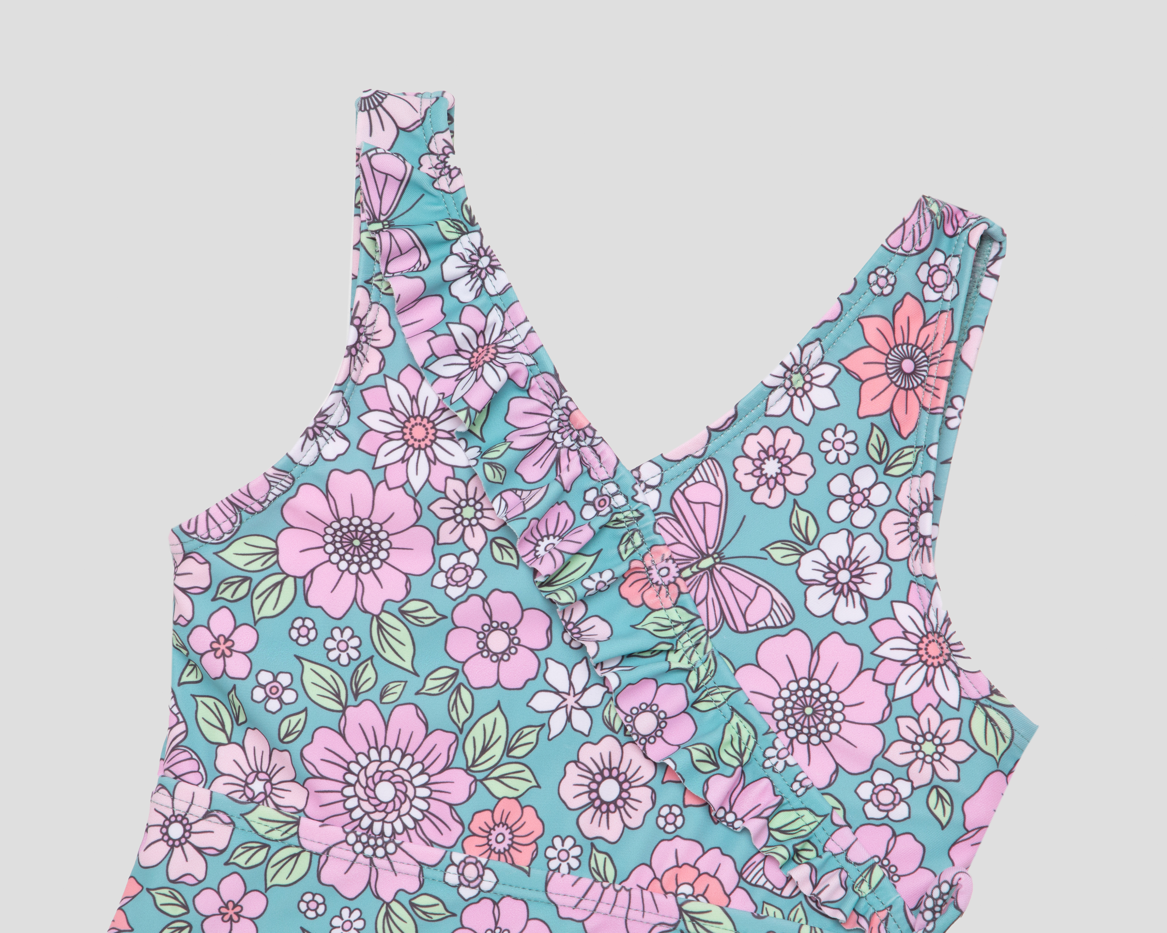 Foto 4 pulgar | Foto 3 | Traje de Baño Kensie Girl Floral para Niña