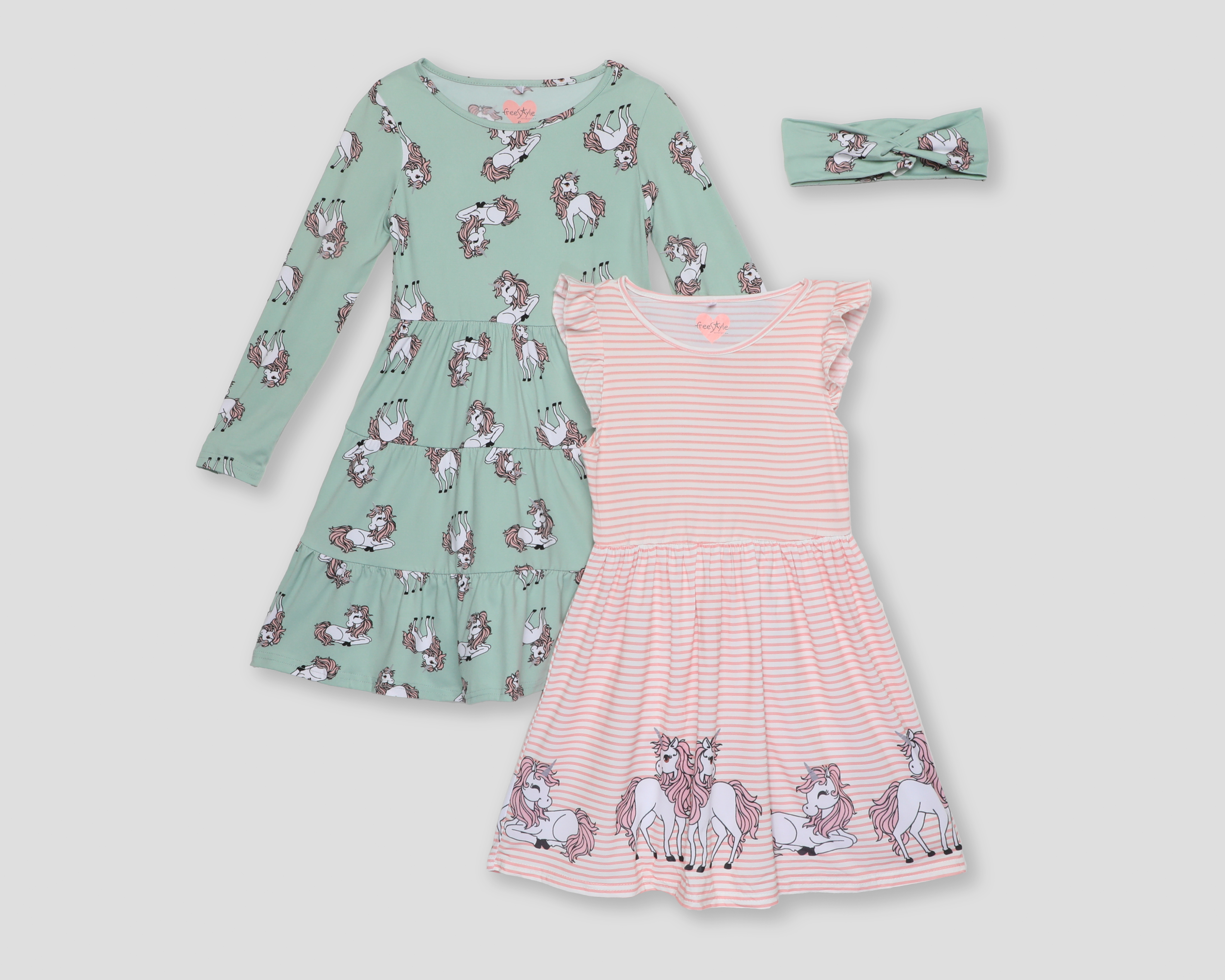 Foto 1 | Foto 1 | Vestido con Tiara Freestyle Revolution para Niña 3 Piezas