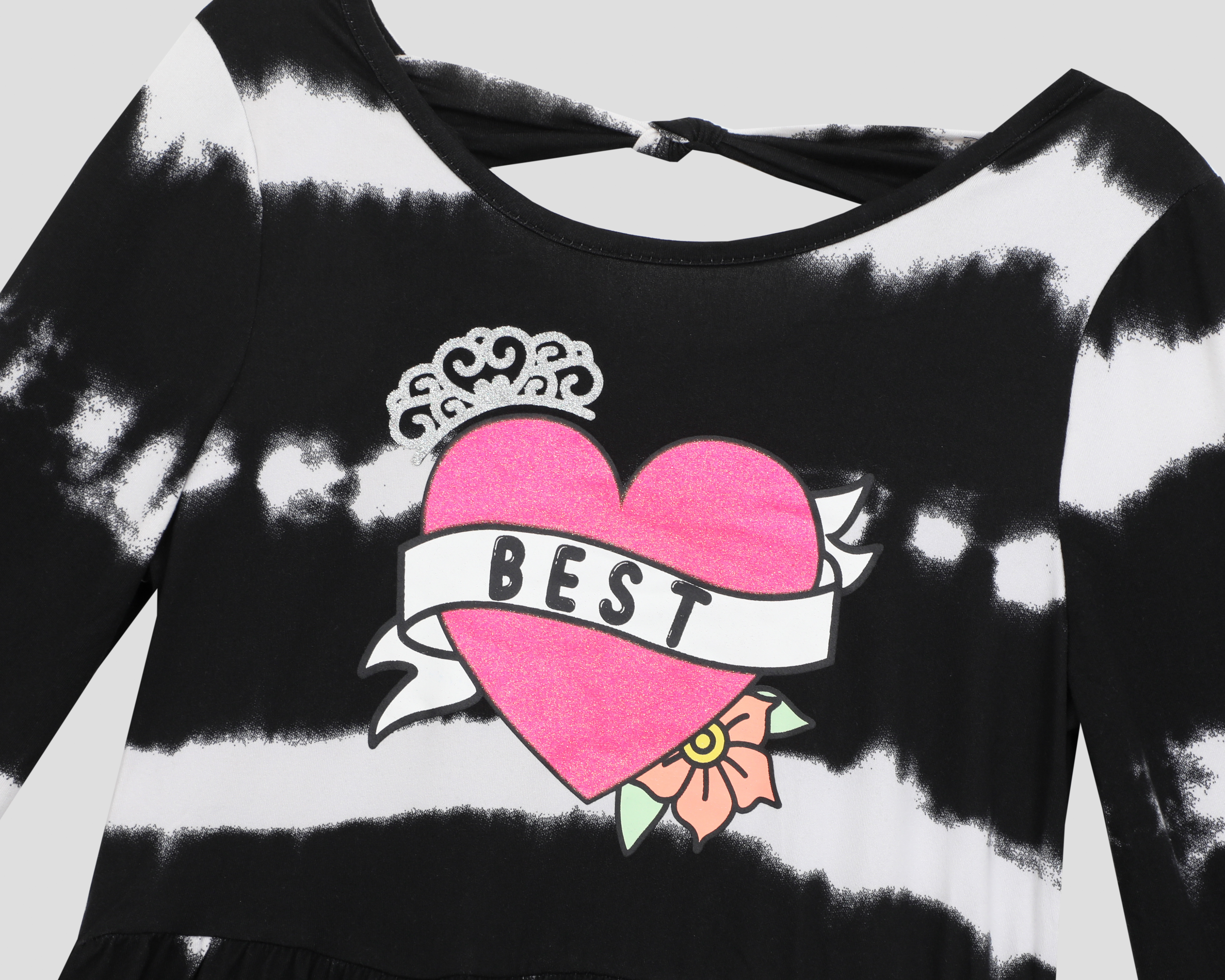 Foto 4 pulgar | Foto 3 | Vestido con Scrunchie Freestyle Revolution para Niña 3 Piezas