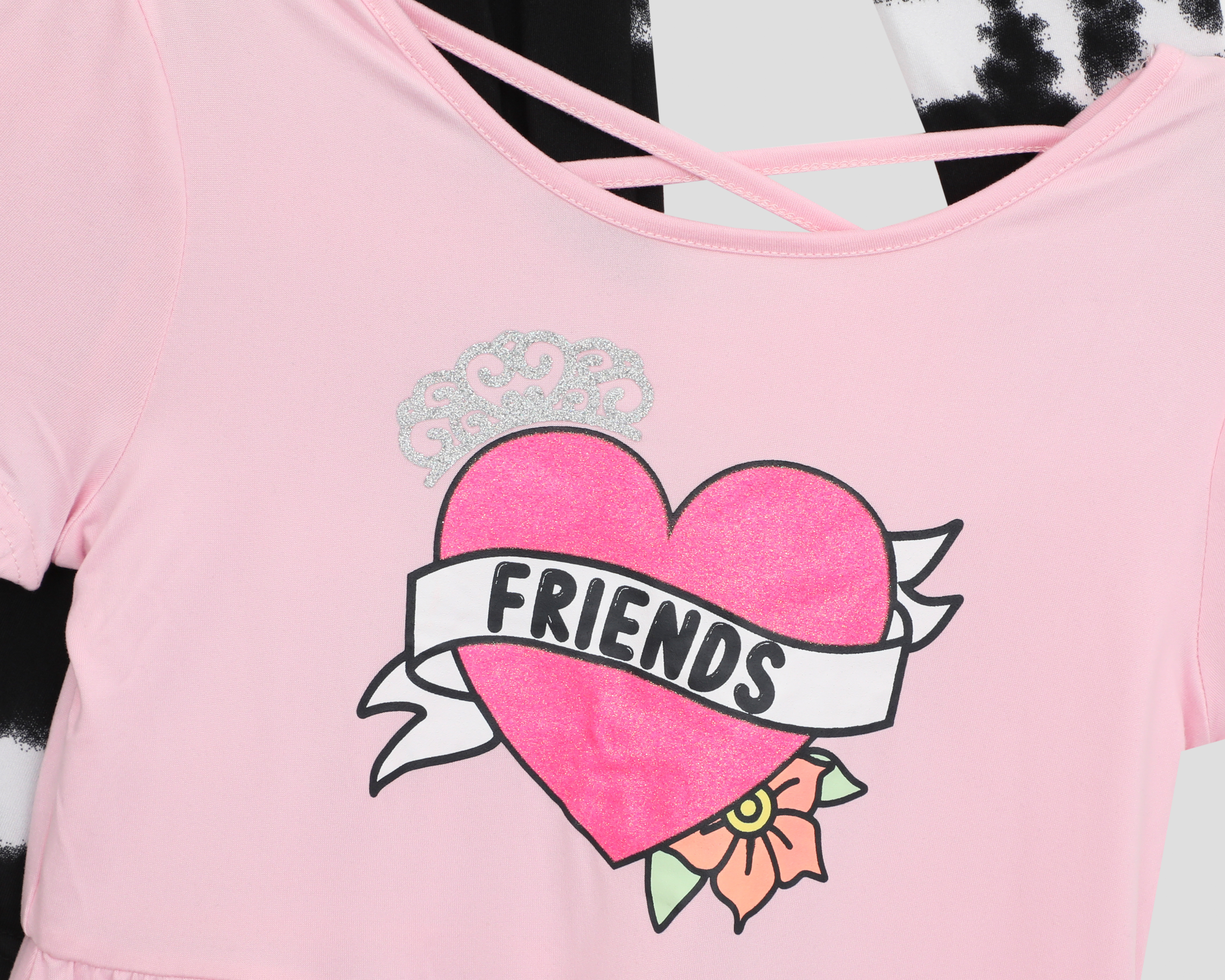 Foto 5 pulgar | Foto 4 | Vestido con Scrunchie Freestyle Revolution para Niña 3 Piezas