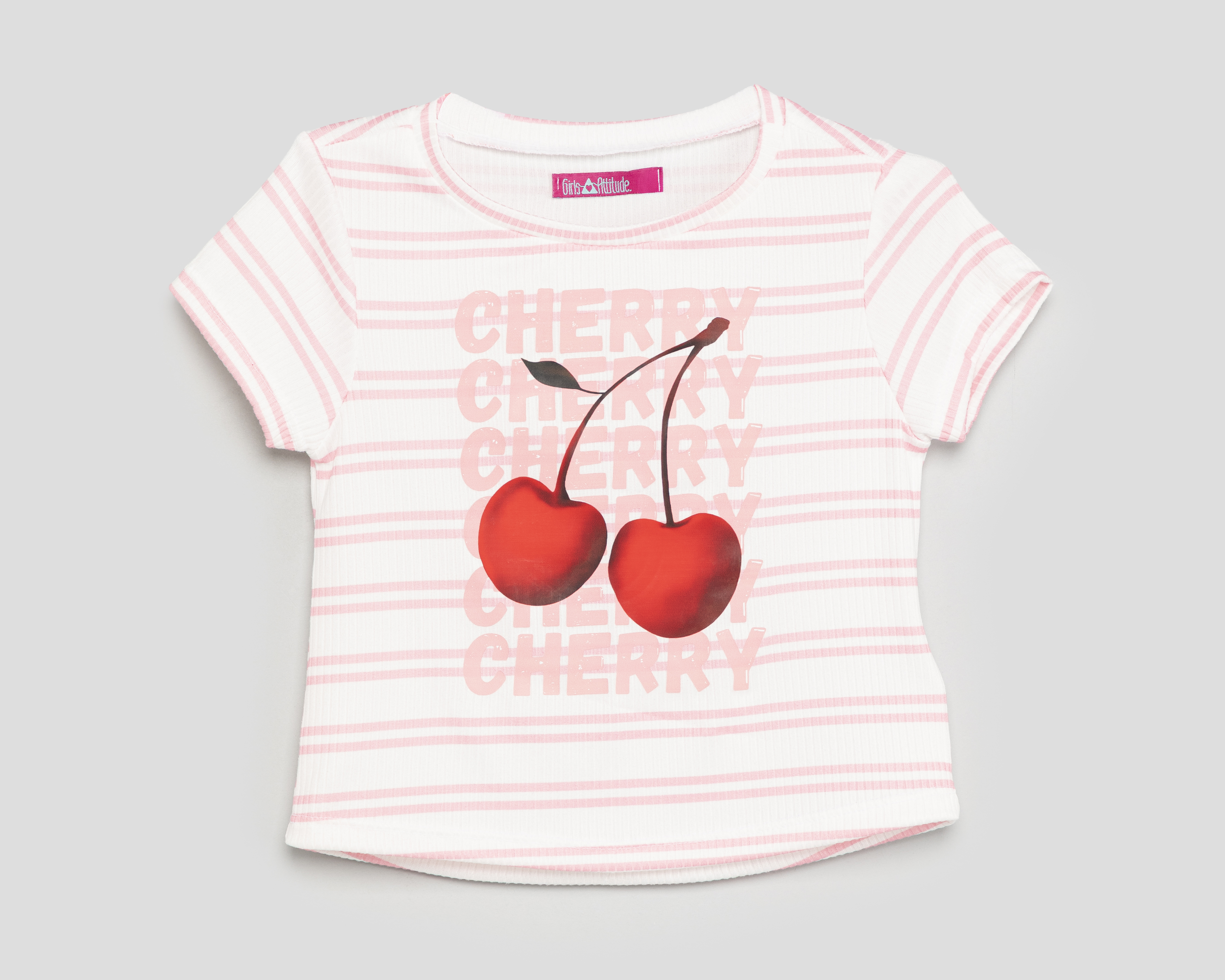 Foto 1 | Foto 1 | Playera de Cuello Redondo Girls Attitude Multicolor para Niña