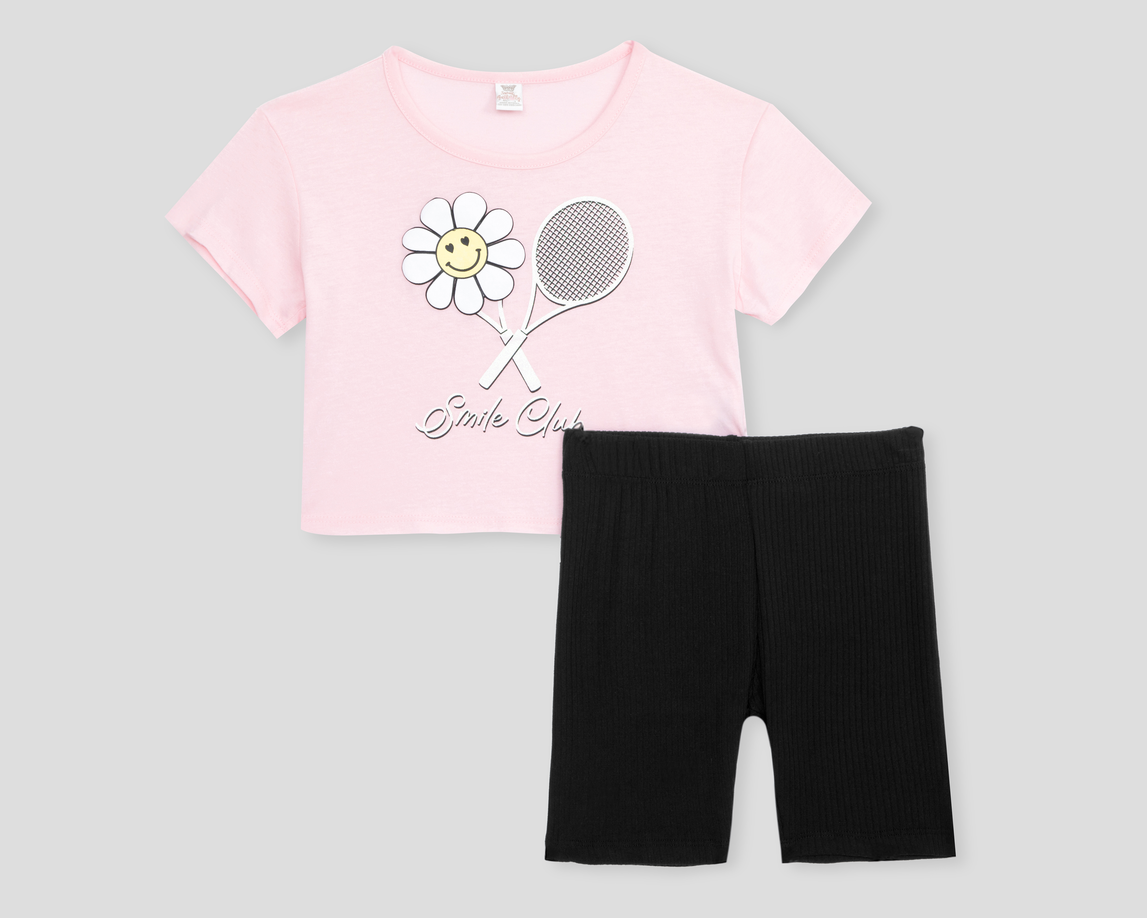 Playera y Short Sweet Butterfly para Niña