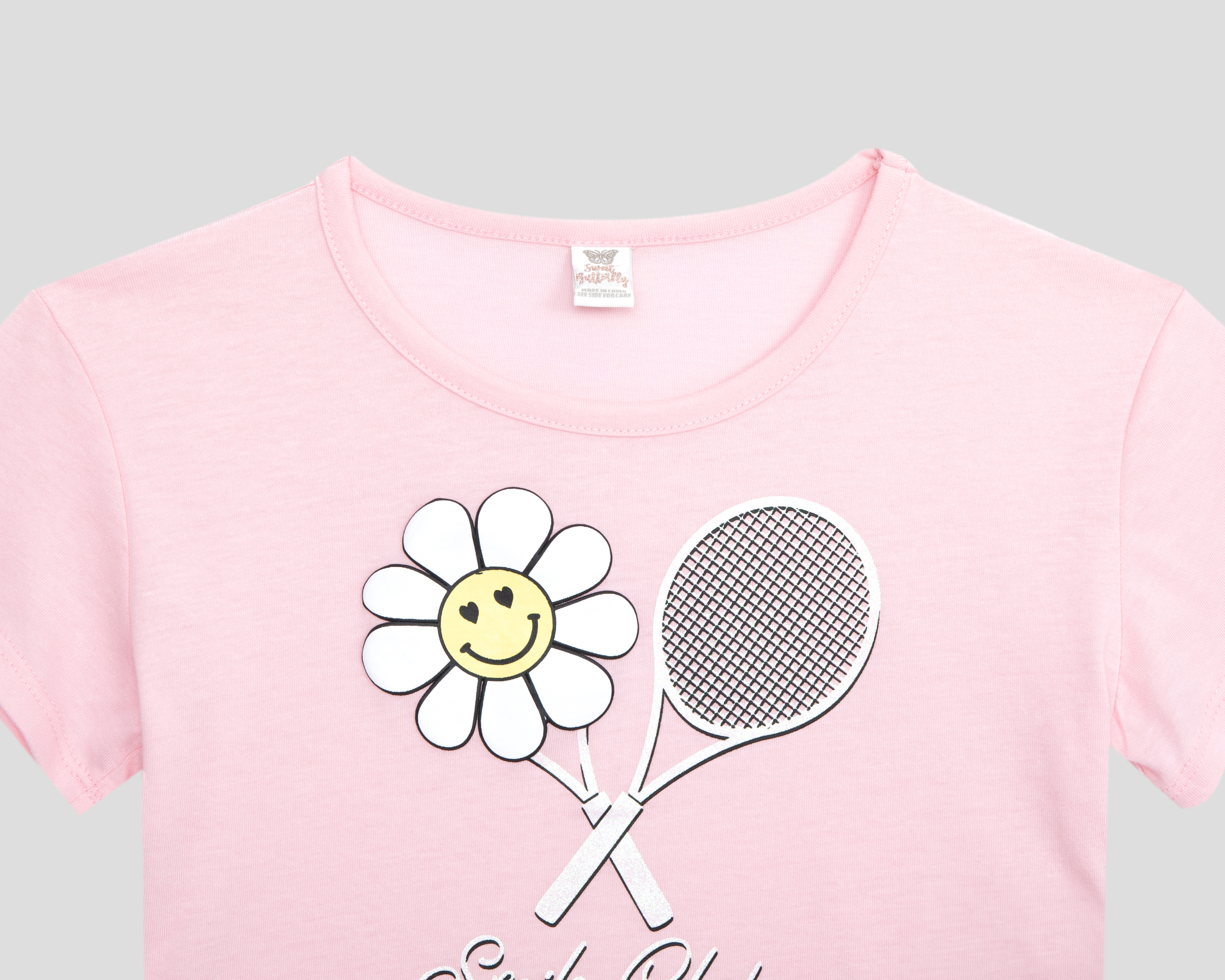 Foto 4 pulgar | Foto 3 | Playera y Short Sweet Butterfly para Niña