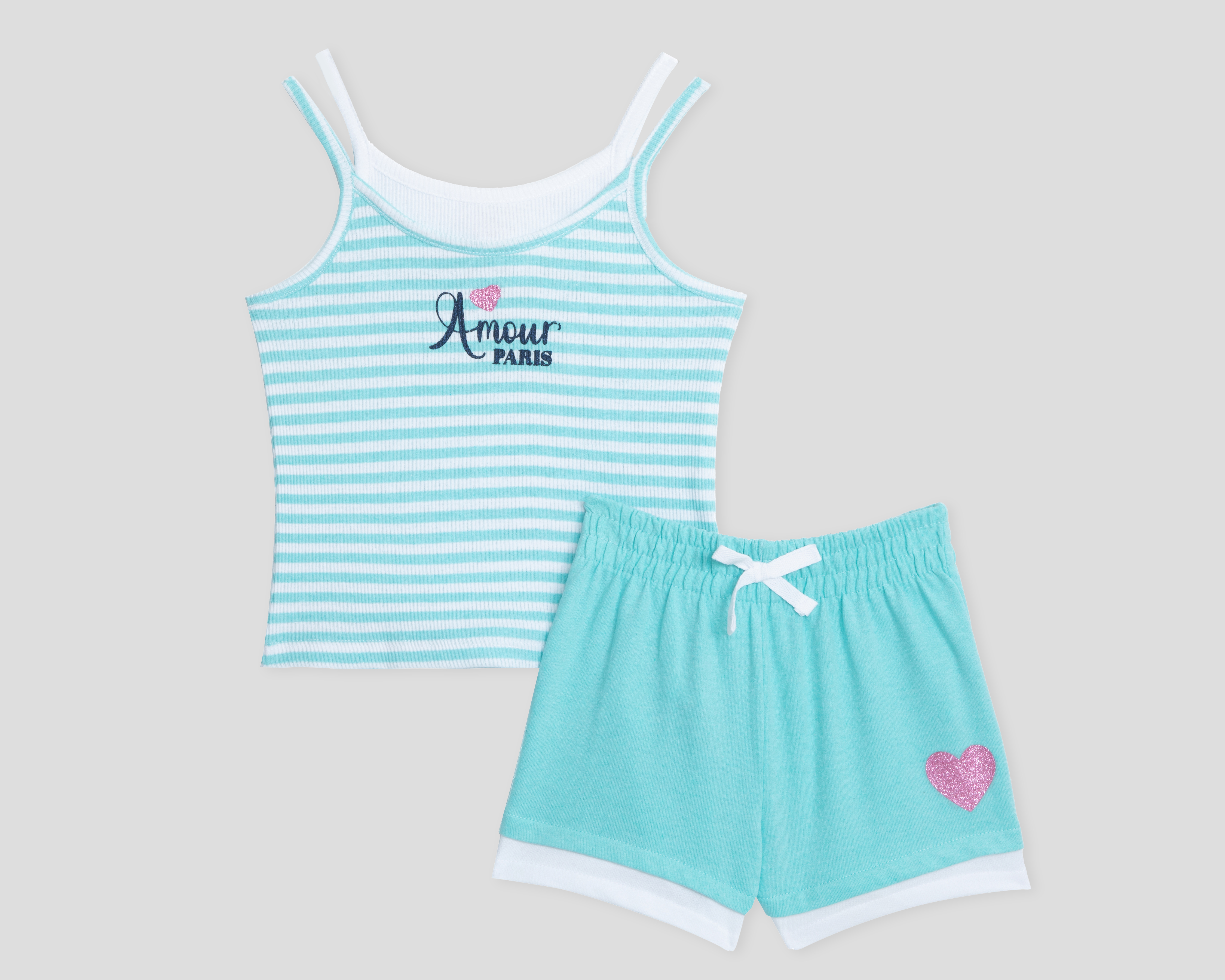 Playera y Short Sweet Butterfly para Niña