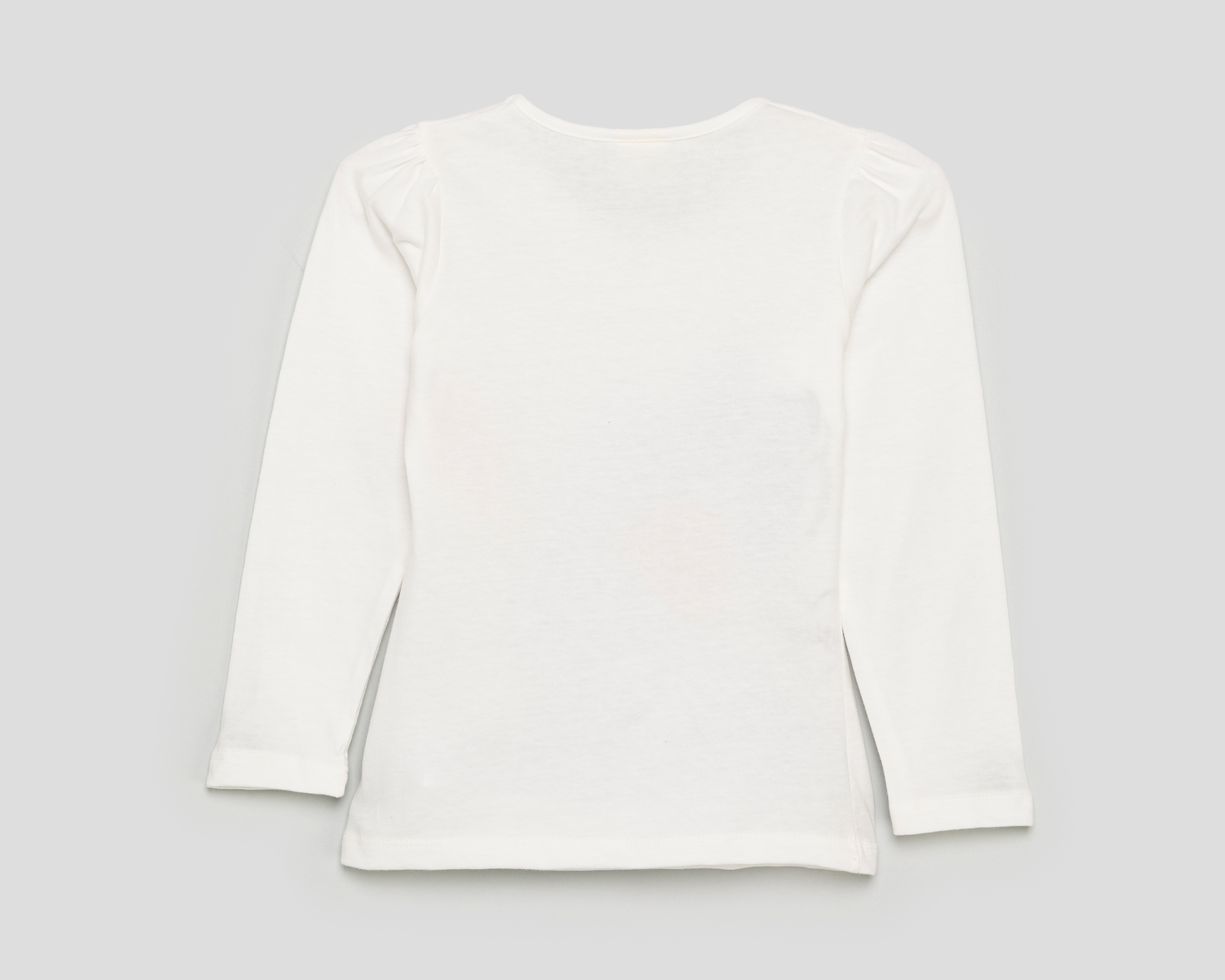 Foto 3 pulgar | Foto 2 | Playera Manga Larga Blanca Disney Lilo & Stitch para Niña