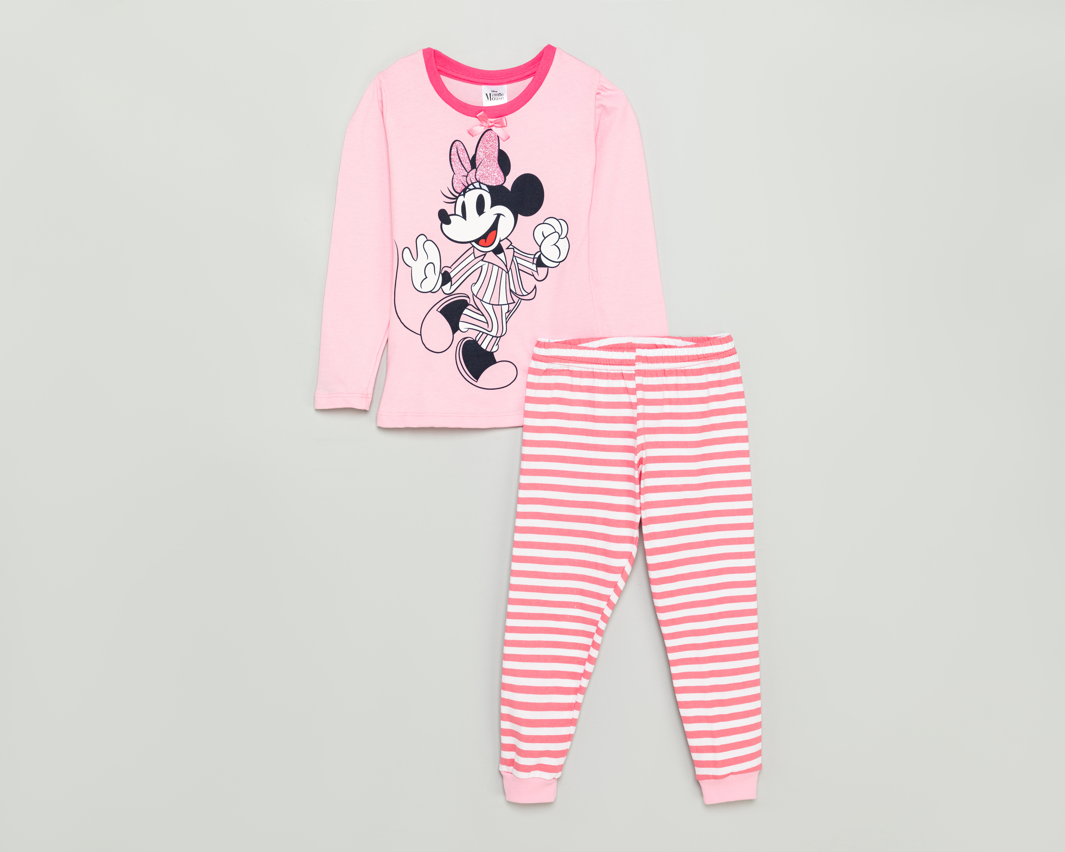 Foto 2 pulgar | Foto 1 | Pijama para Niña Minnie Mouse Disney