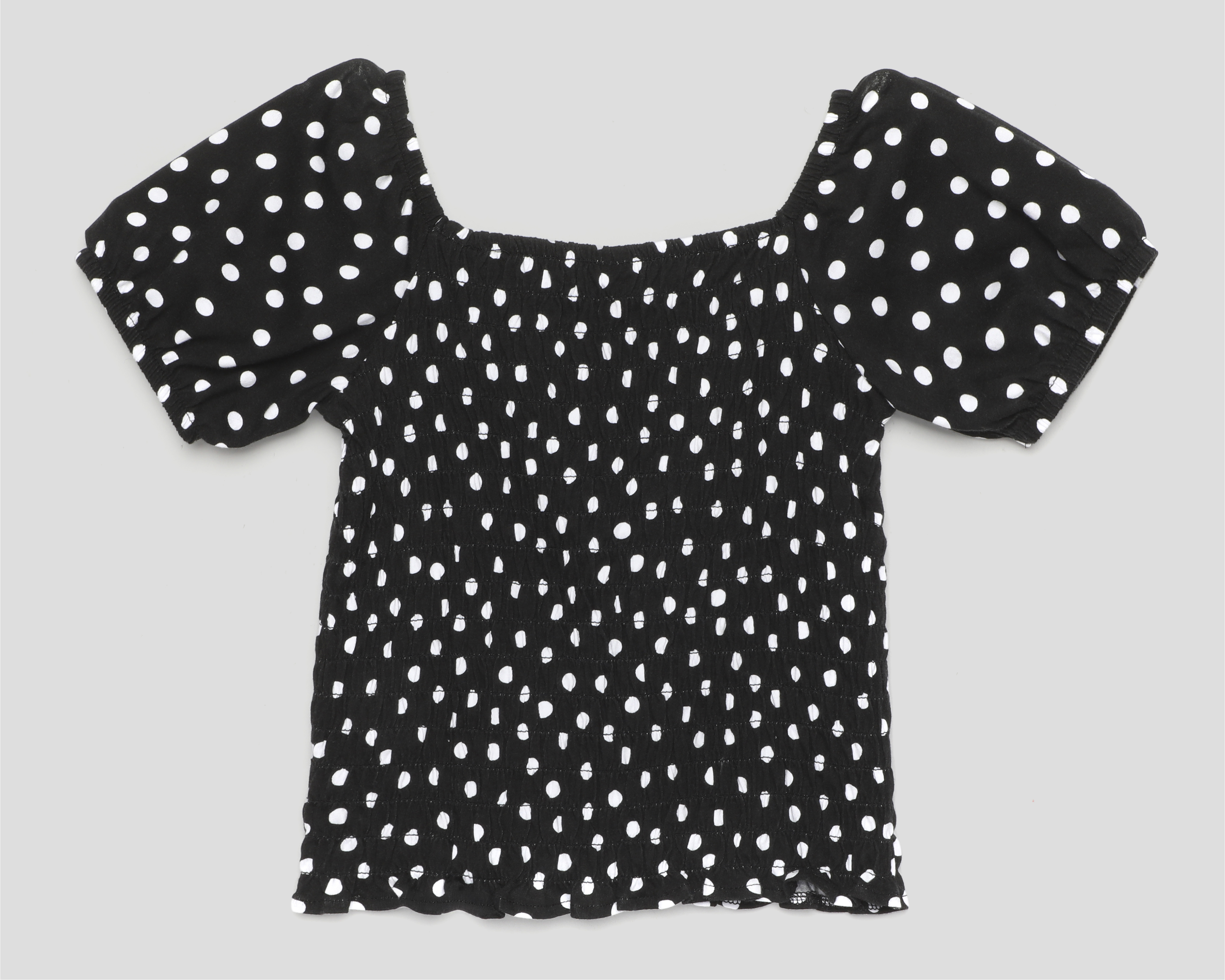 Foto 2 | Foto 2 | Blusa Cuello Campesino Negra Old Navy para Niña