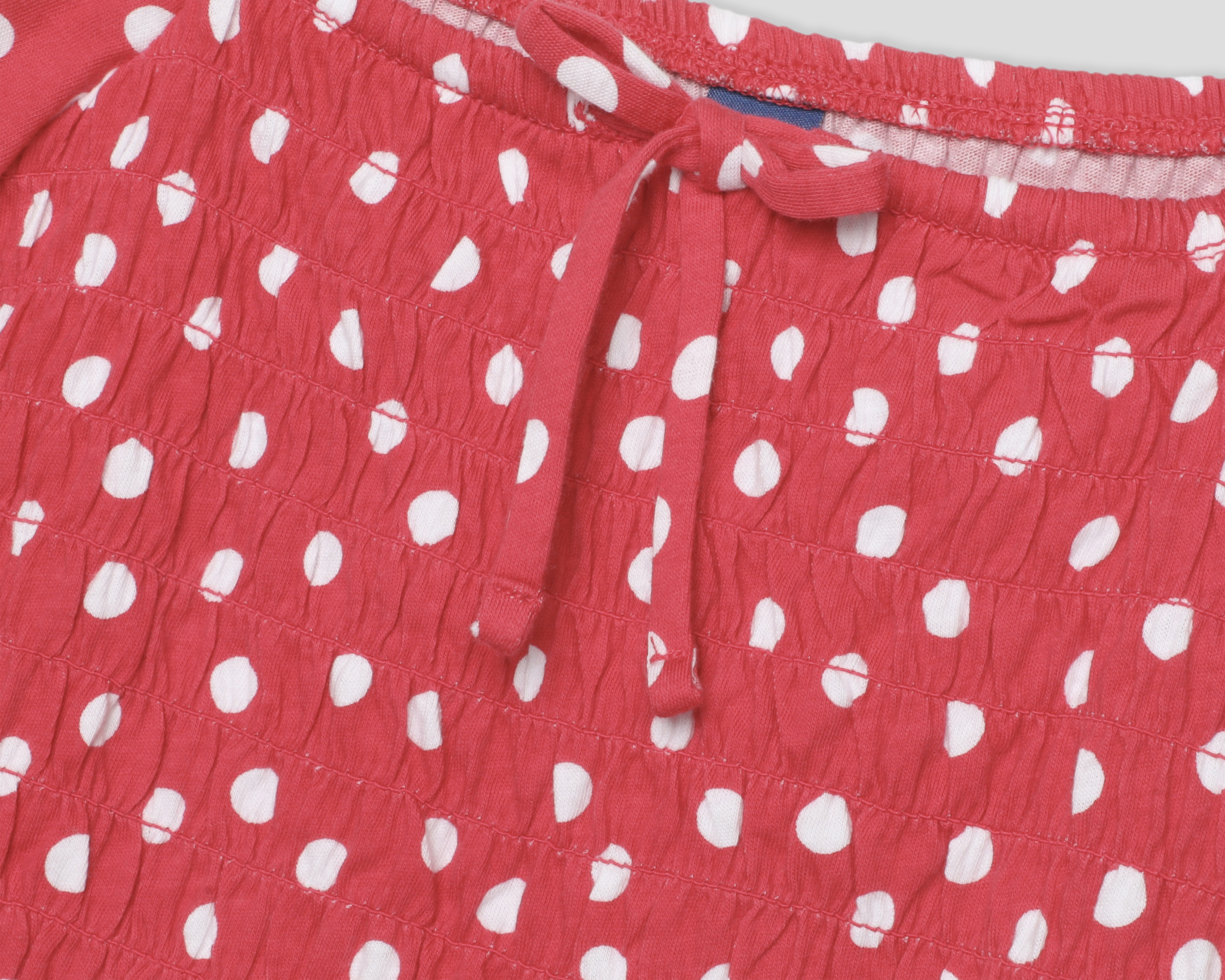 Foto 4 pulgar | Foto 3 | Blusa Cuello Campesino Roja Old Navy para Niña