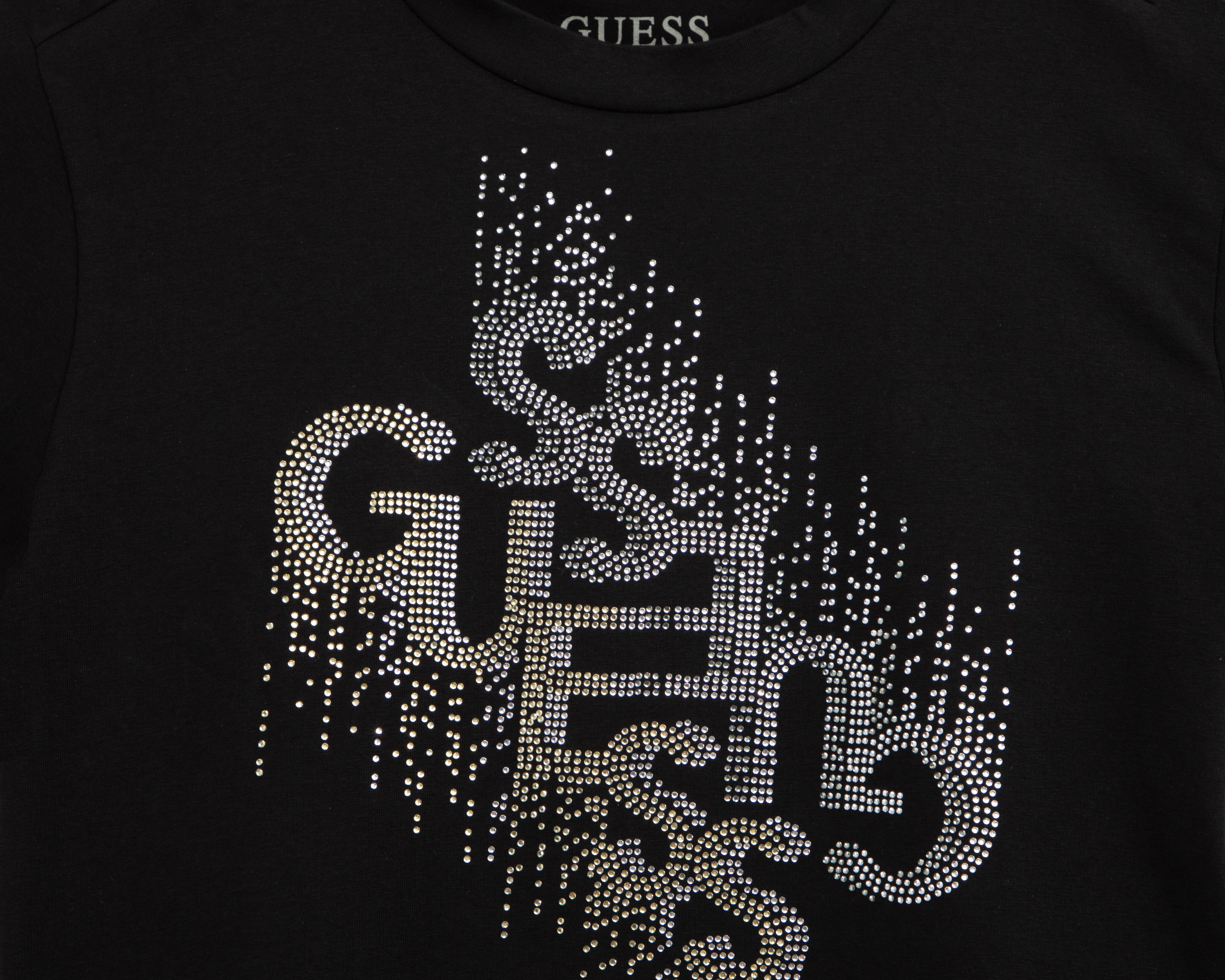 Foto 3 | Foto 3 | Playera de Cuello Redondo Negro Guess Juvenil