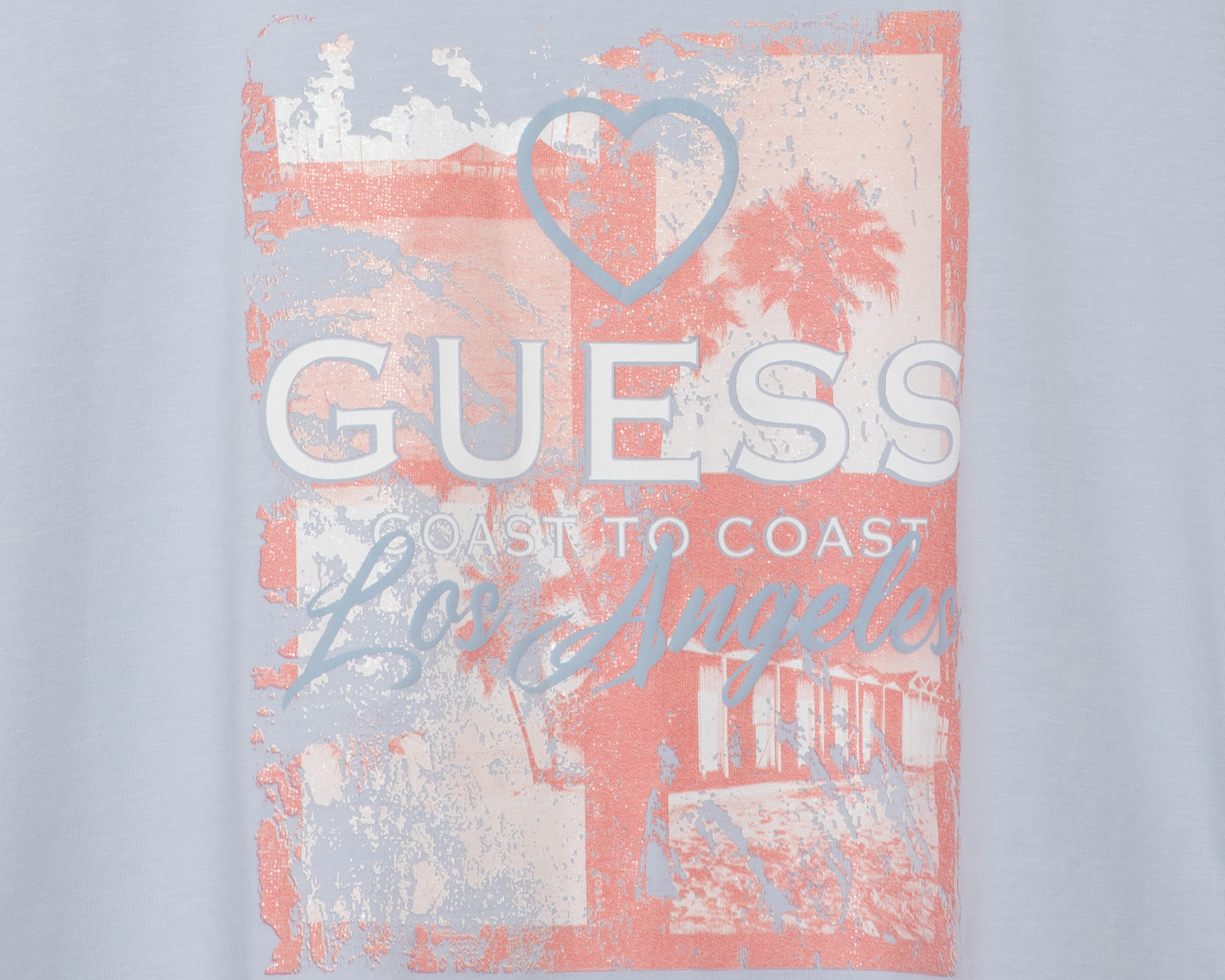 Foto 3 | Foto 3 | Playera de Cuello Redondo Azul Guess Juvenil