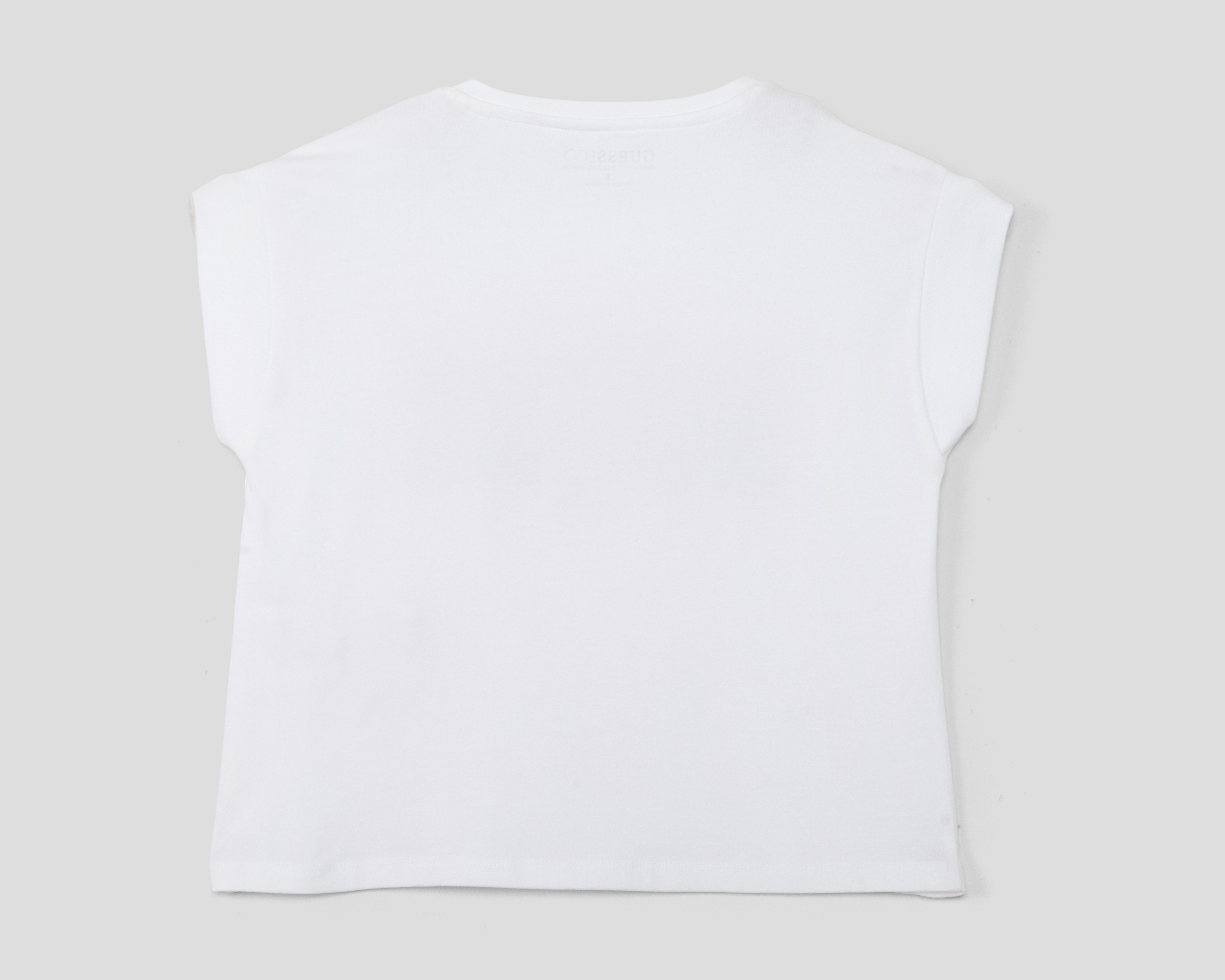 Foto 3 pulgar | Foto 2 | Playera de Cuello Redondo Blanca Guess Juvenil