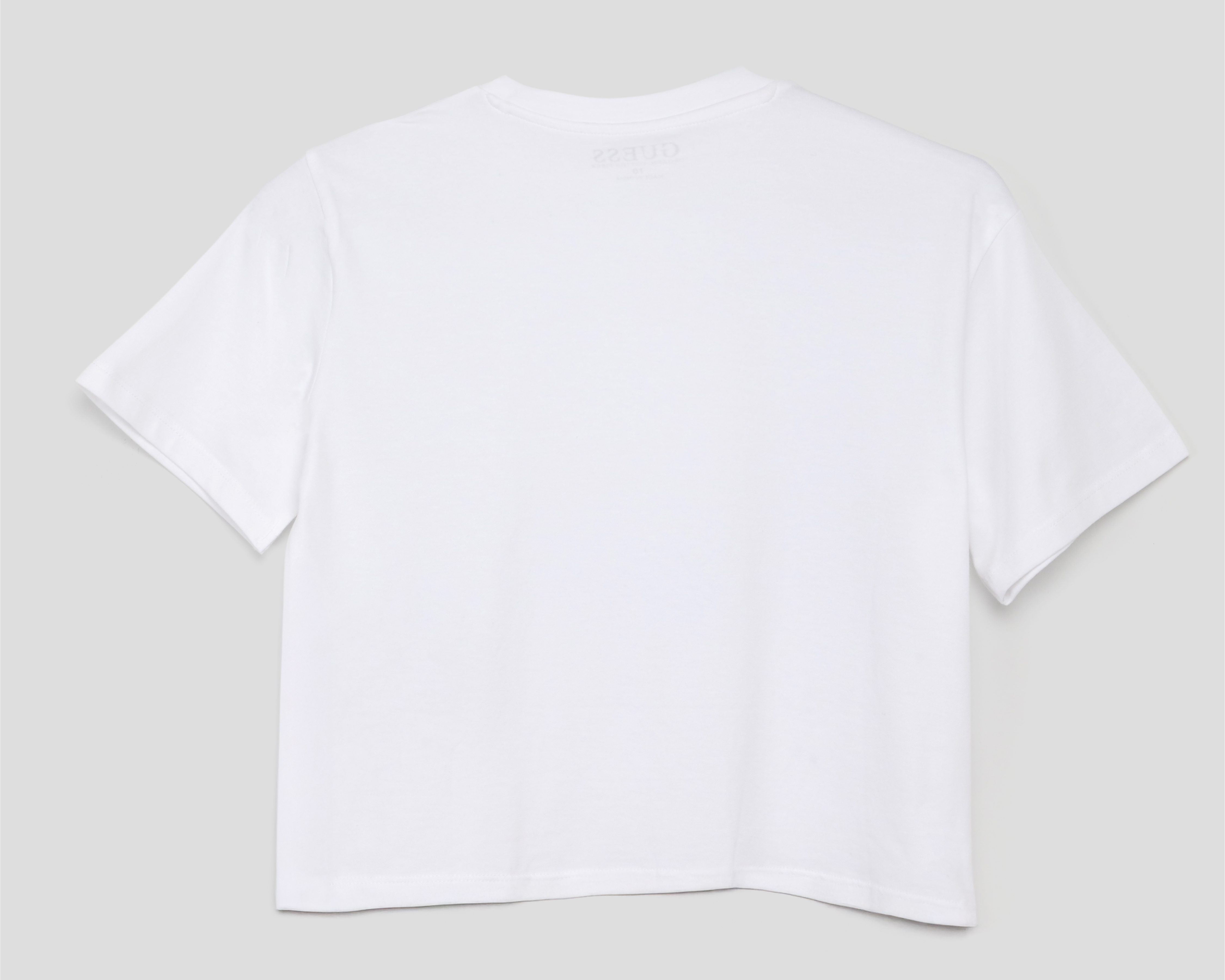 Foto 2 | Foto 2 | Blusa de Cuello Redondo Blanca Guess Juvenil