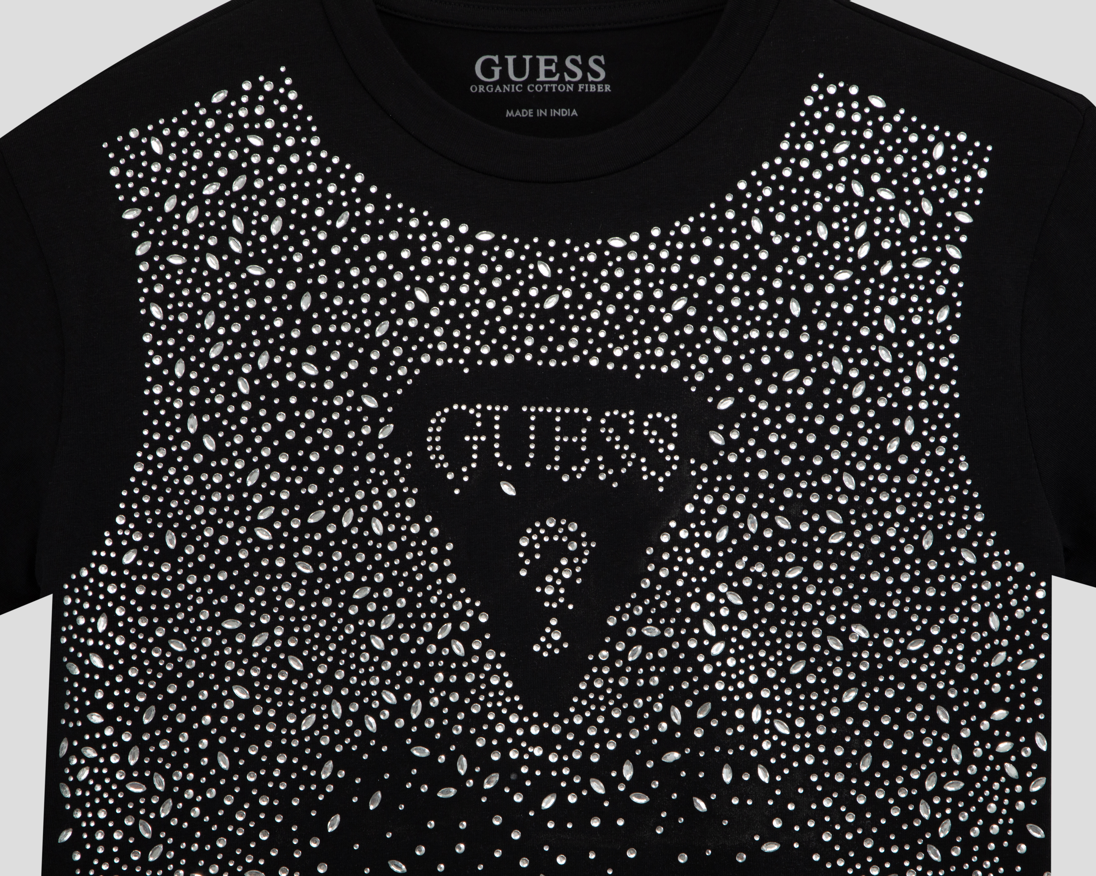 Foto 3 | Foto 3 | Playera de Cuello Redondo Negro Guess Juvenil