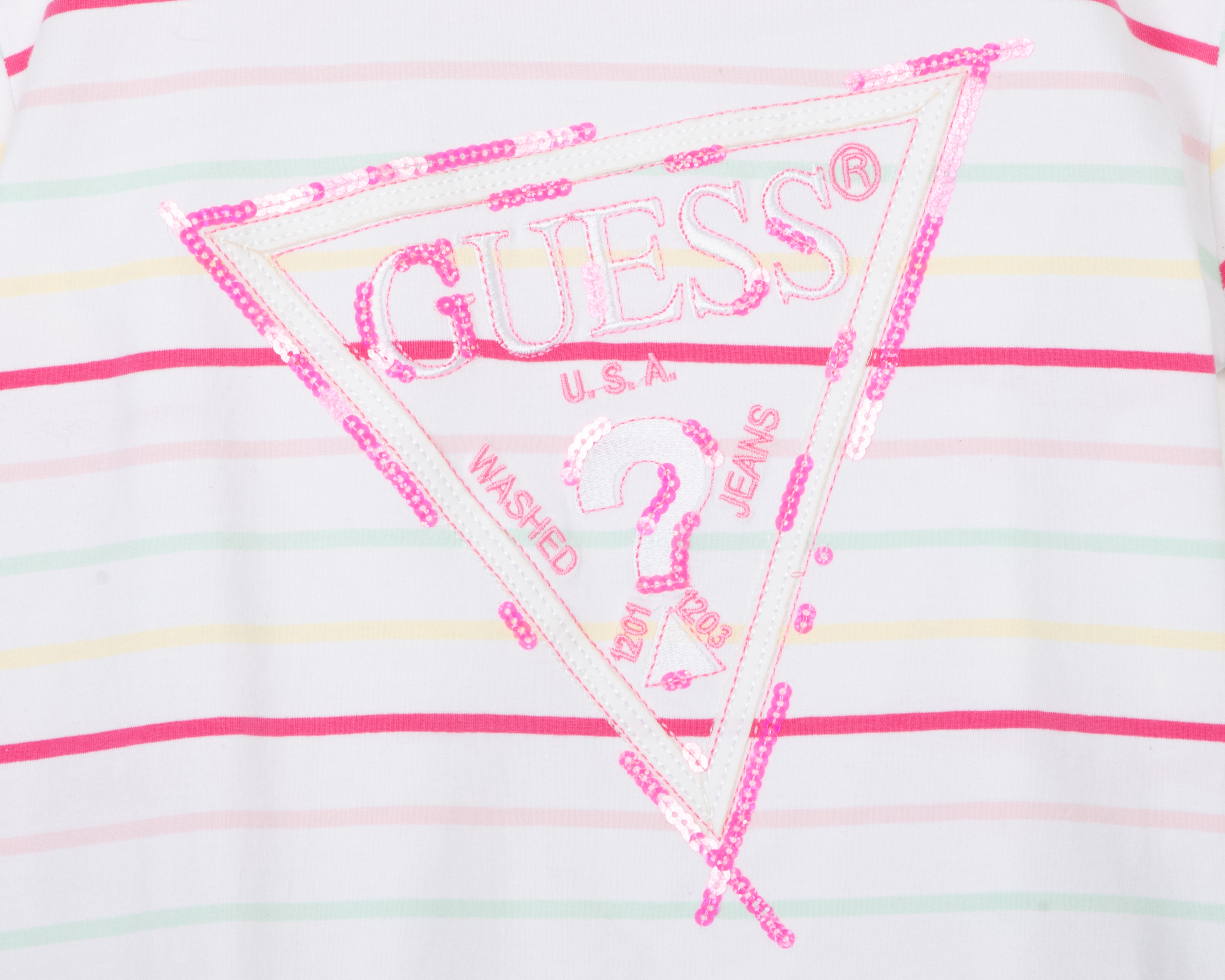 Foto 3 | Foto 3 | Playera de Cuello Redondo Blanca Guess Juvenil