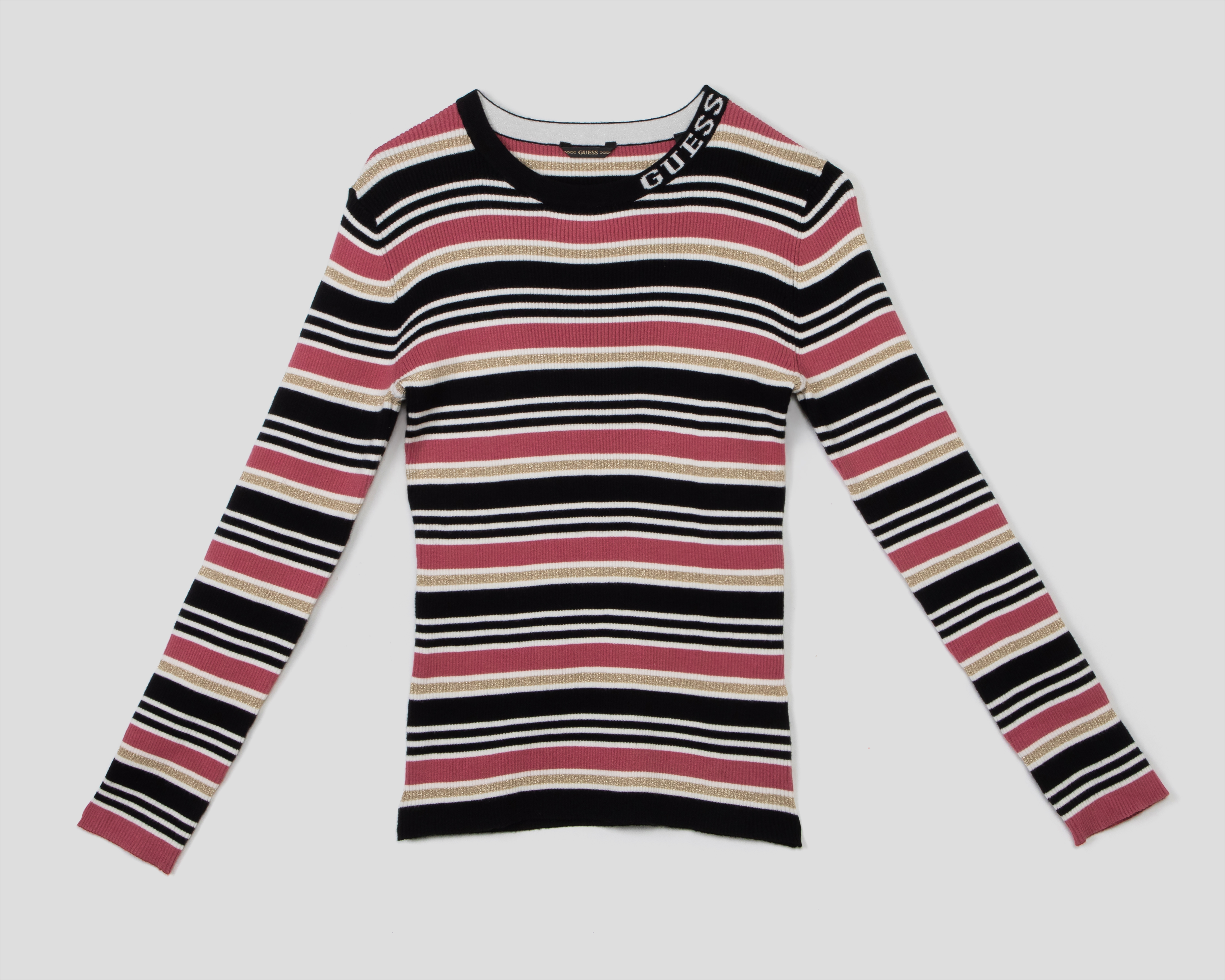 Playera Manga Larga Multicolor Guess Juvenil