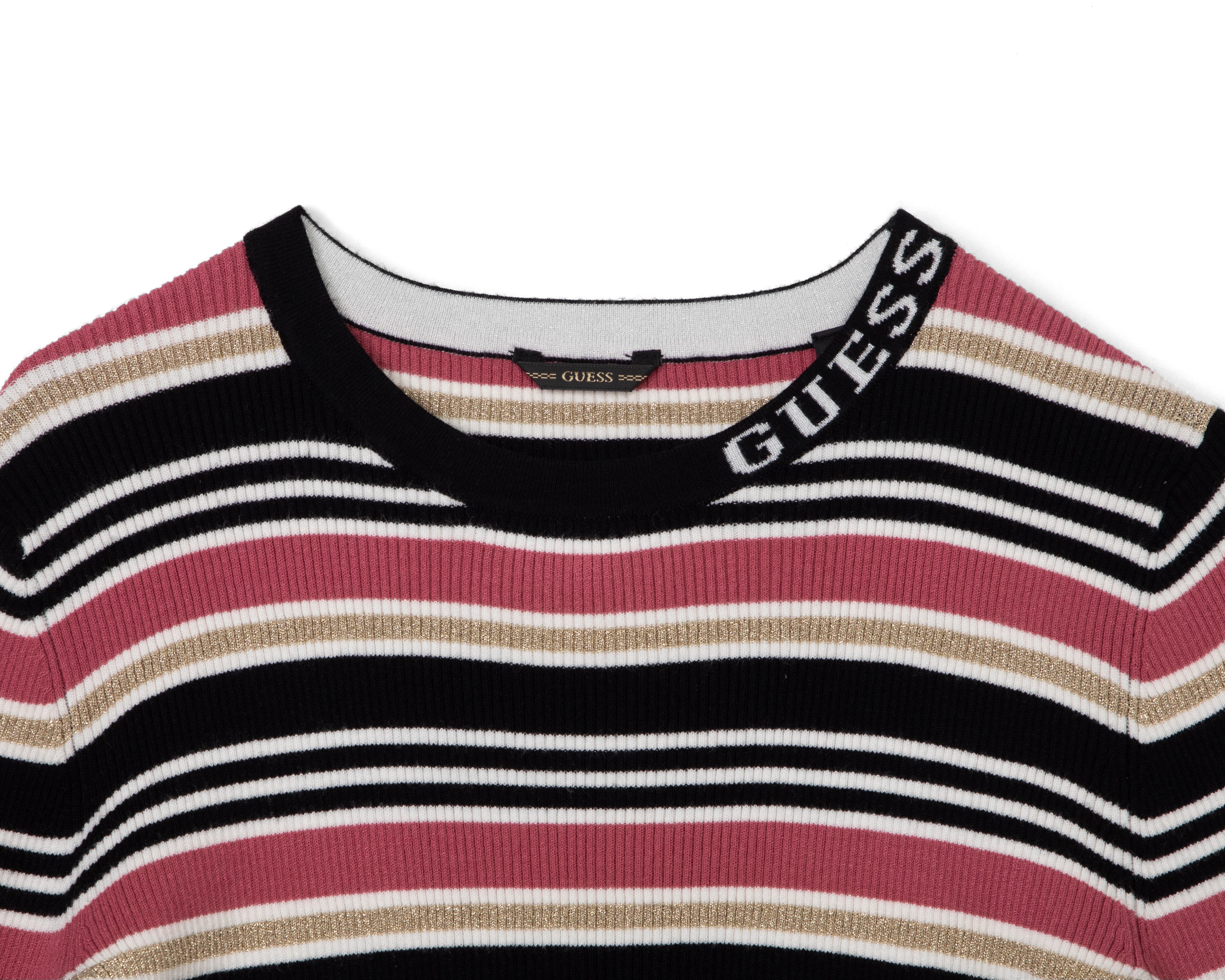 Foto 3 | Foto 3 | Playera Manga Larga Multicolor Guess Juvenil