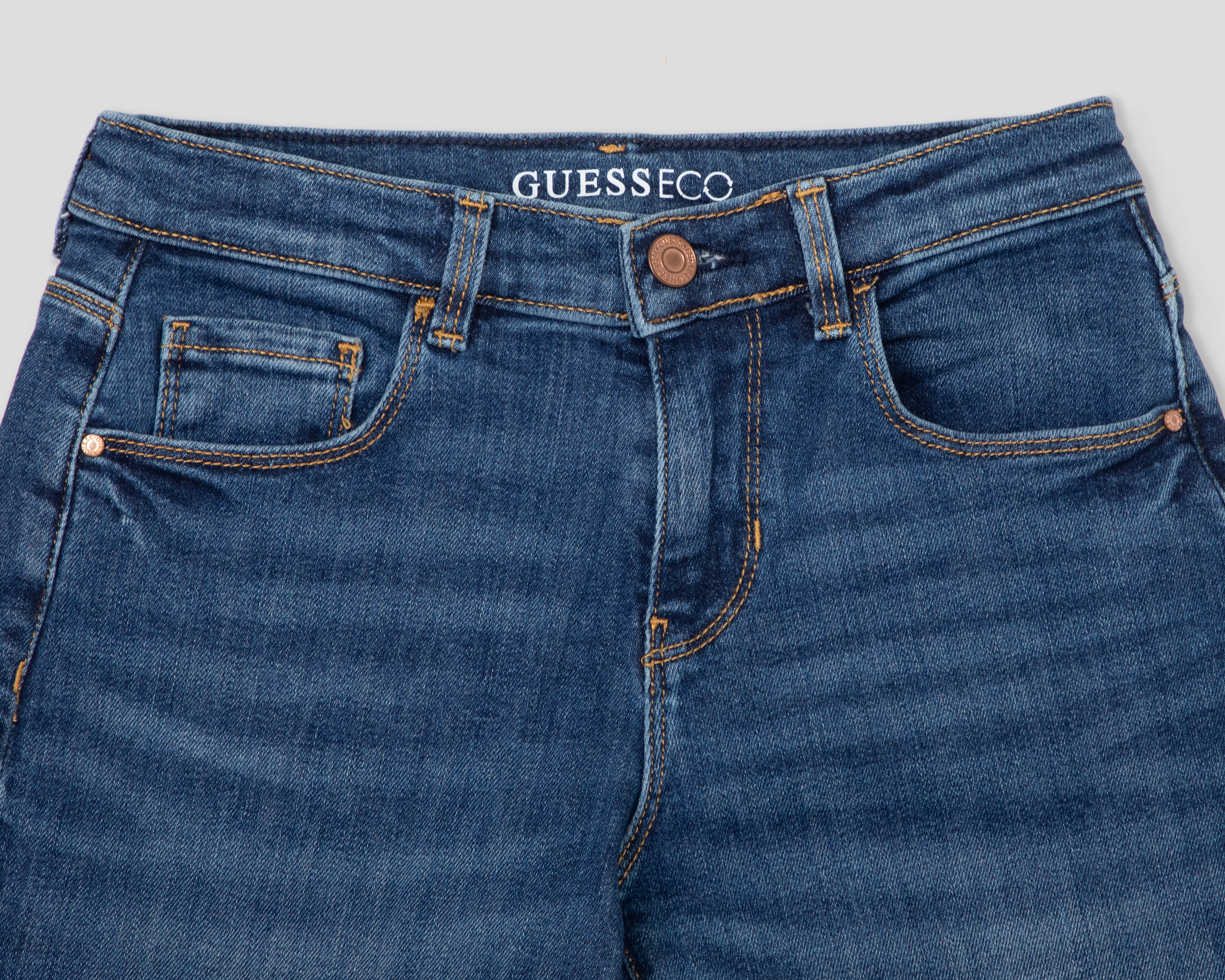 Foto 4 pulgar | Foto 3 | Pantalón Straight Guess Juvenil