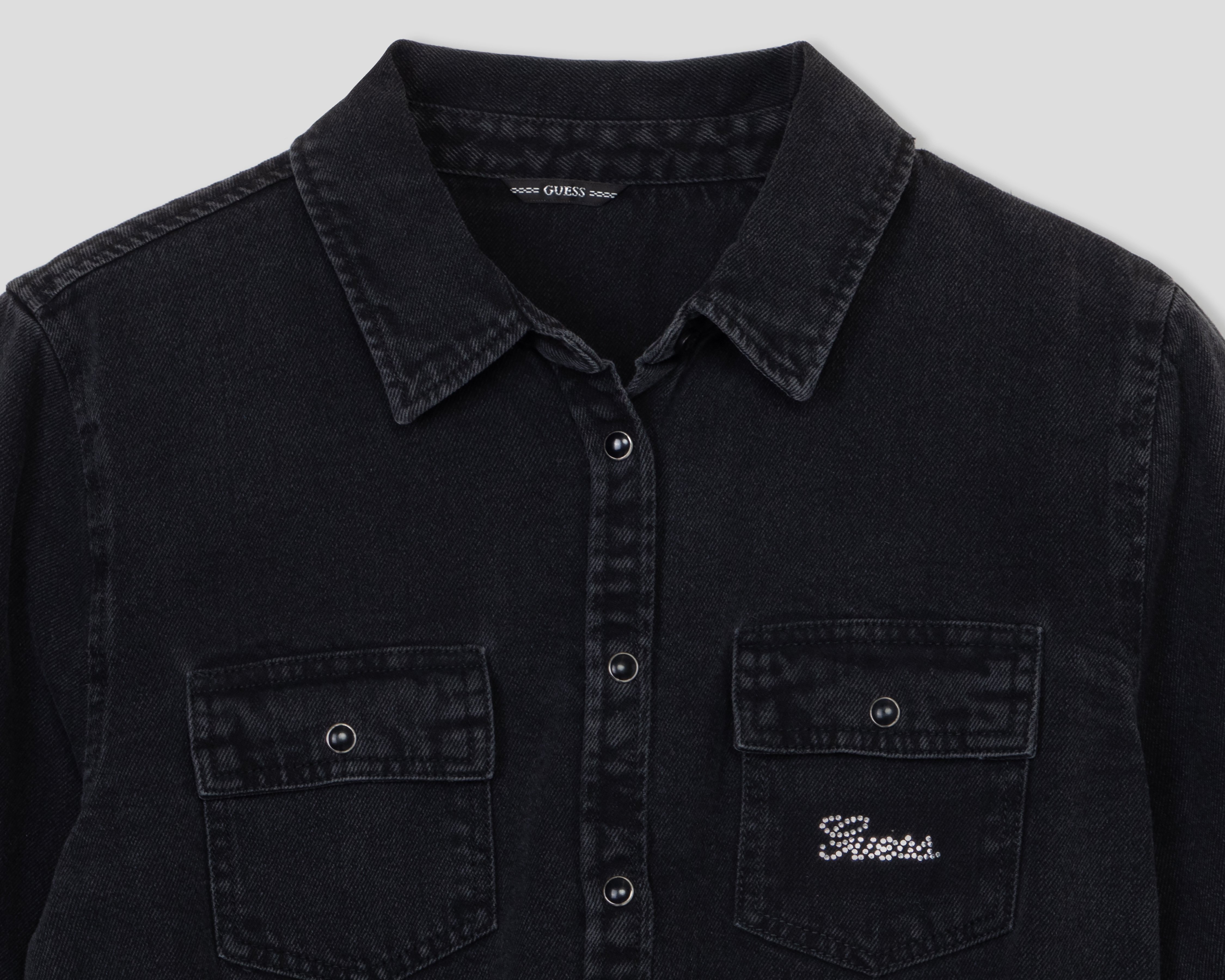 Foto 4 pulgar | Foto 3 | Vestido Negro Guess Juvenil