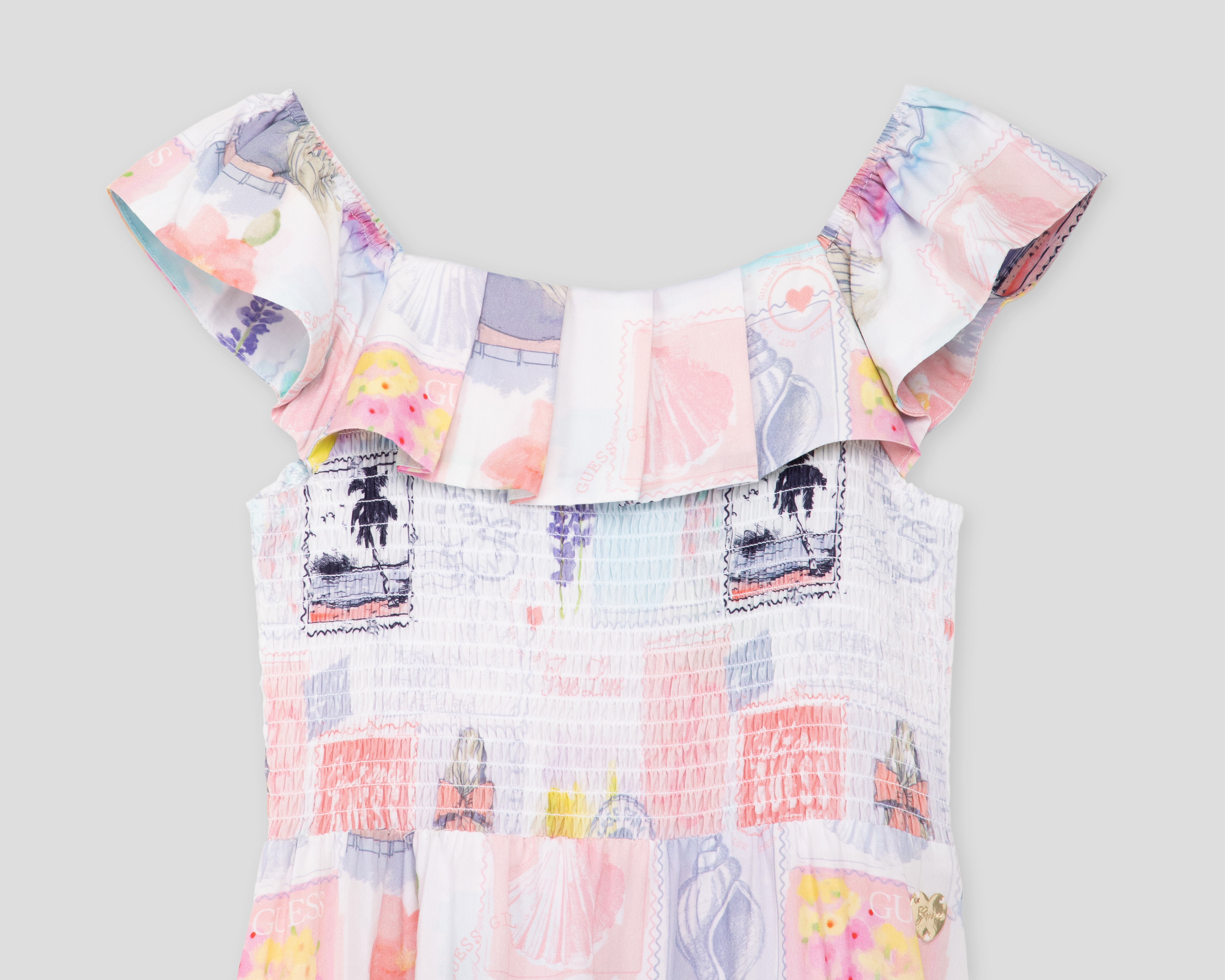 Foto 3 | Foto 3 | Vestido Casual Guess Estampado Juvenil