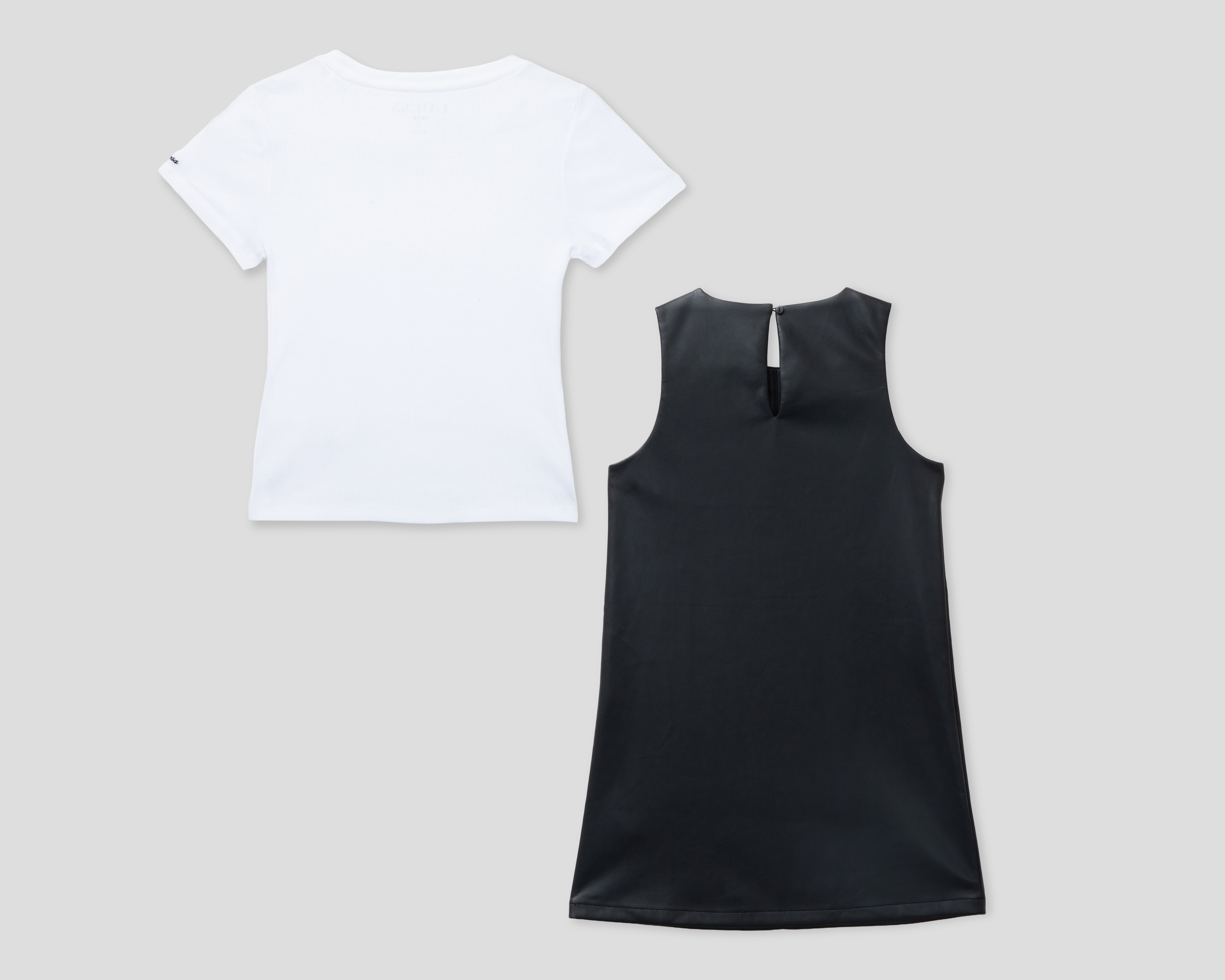 Foto 2 | Foto 2 | Vestido Negro Guess Juvenil con Blusa