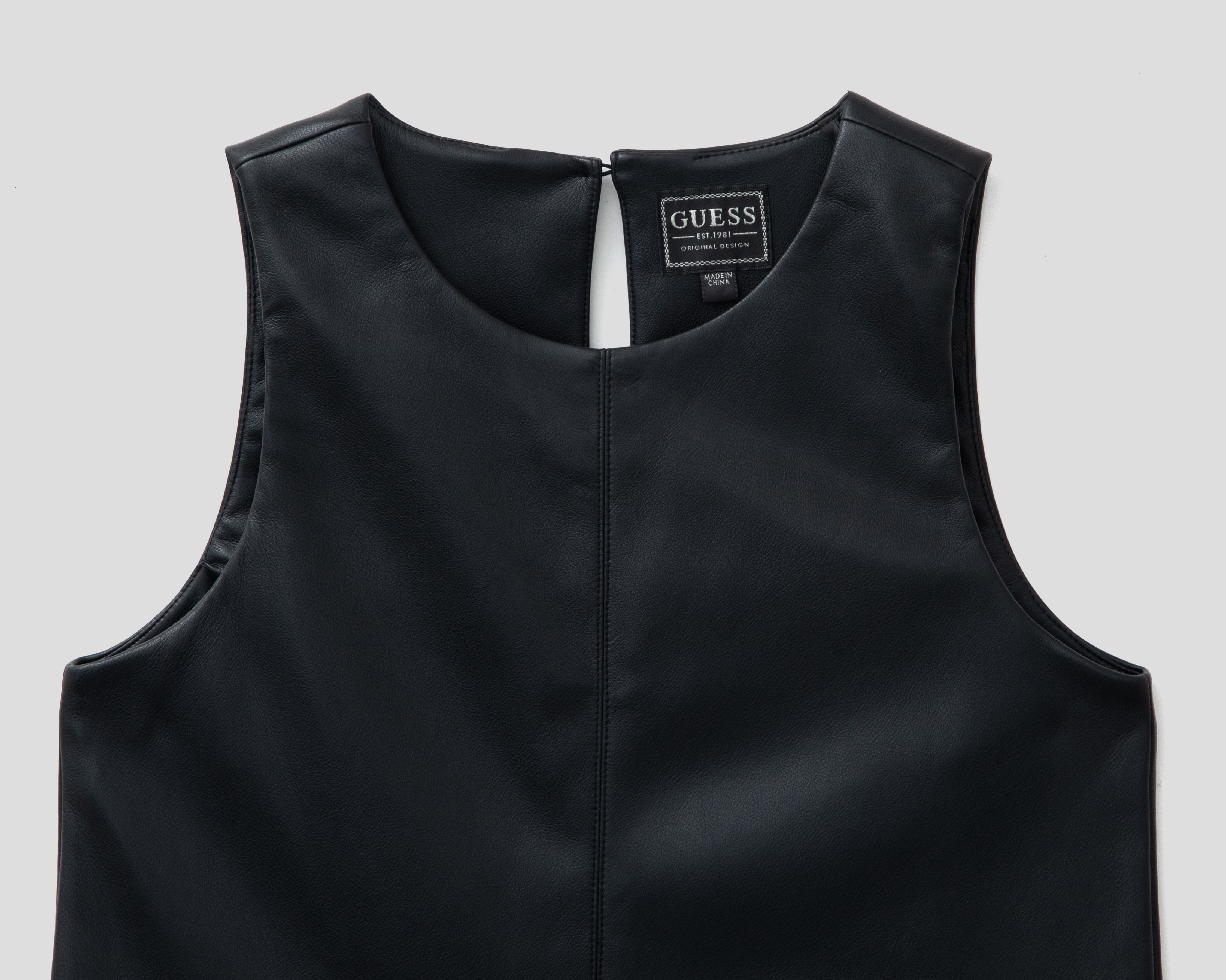 Foto 4 pulgar | Foto 3 | Vestido Negro Guess Juvenil con Blusa