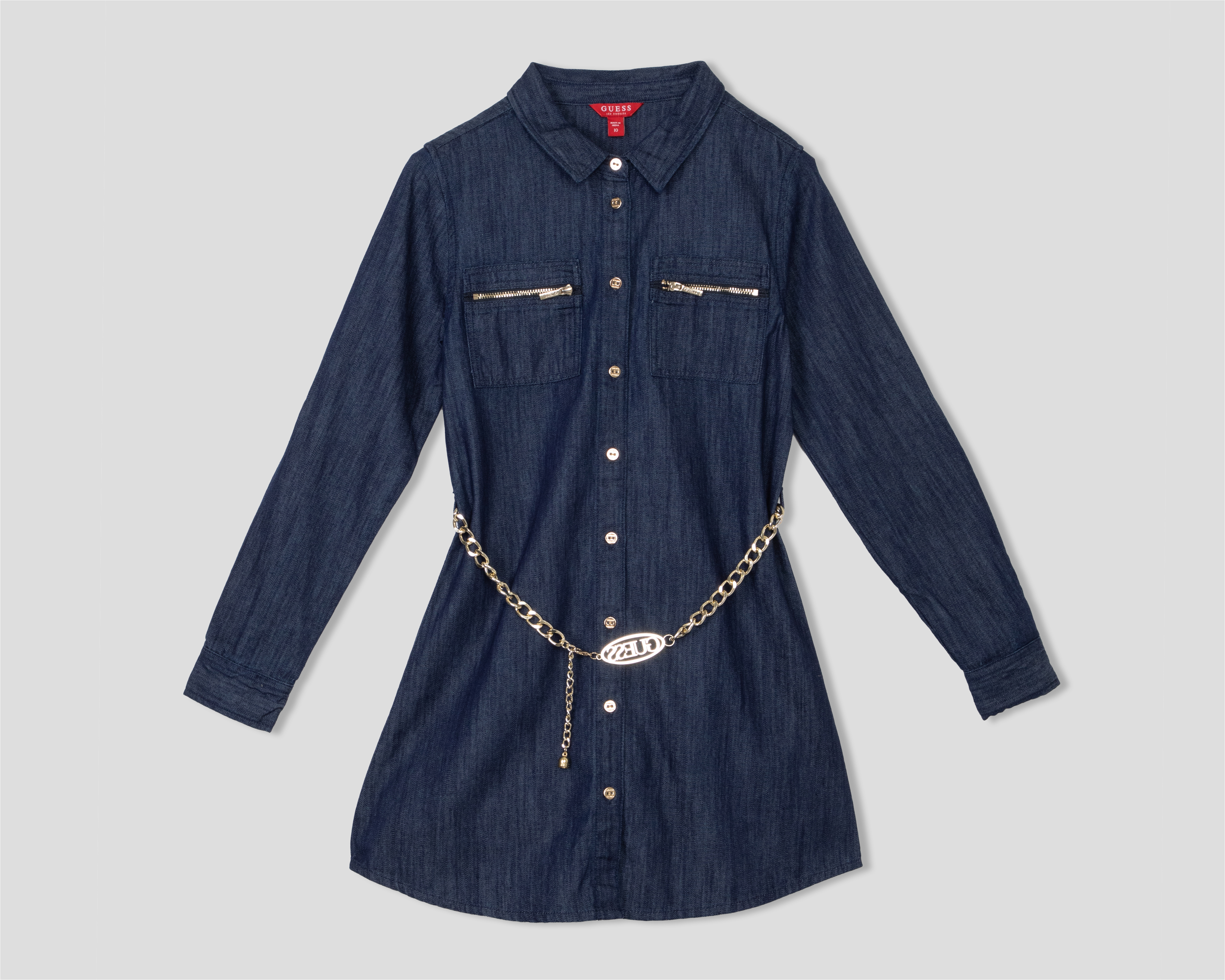 Vestido Azul Guess Juvenil