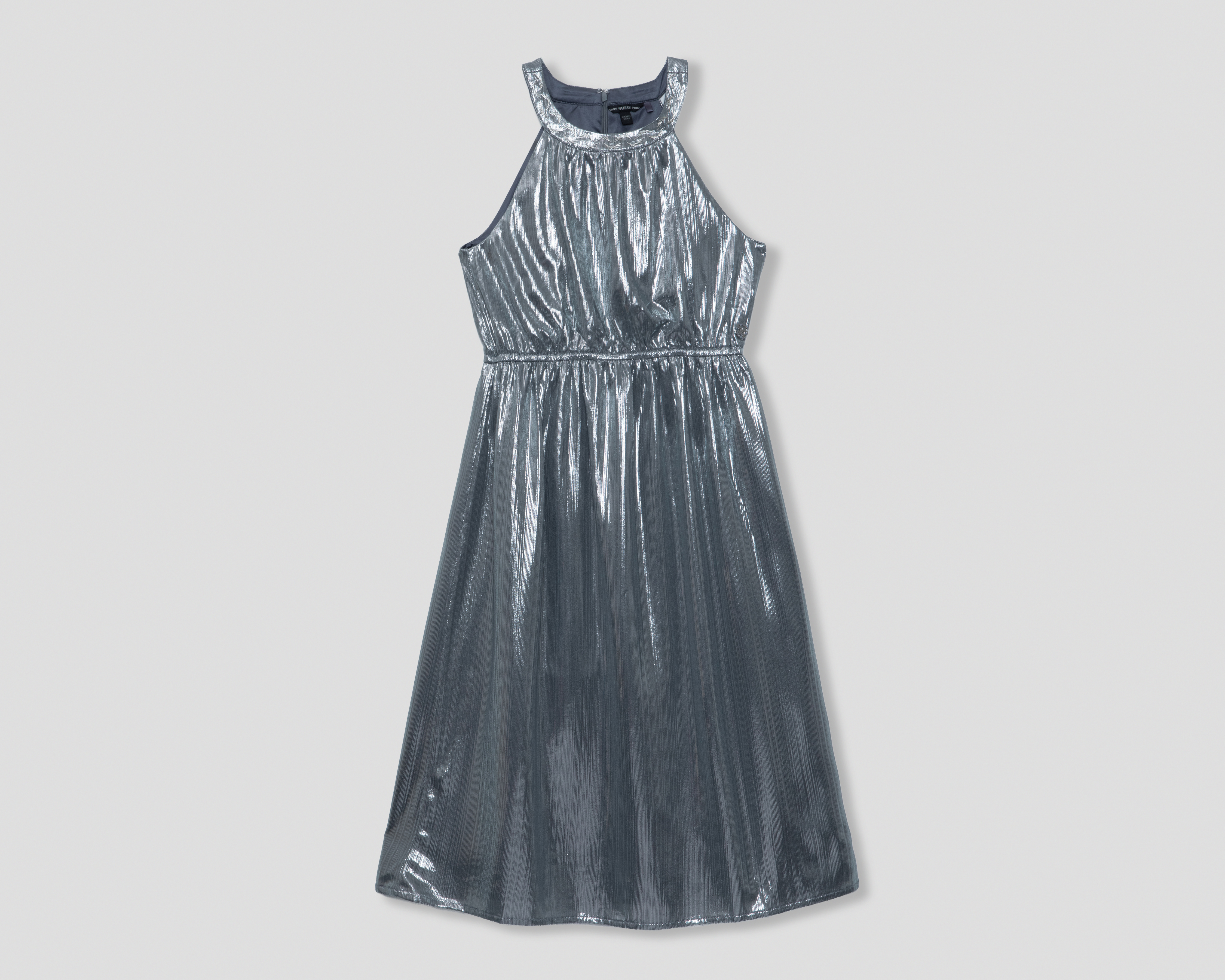 Foto 2 pulgar | Foto 1 | Vestido Plateado Guess Juvenil
