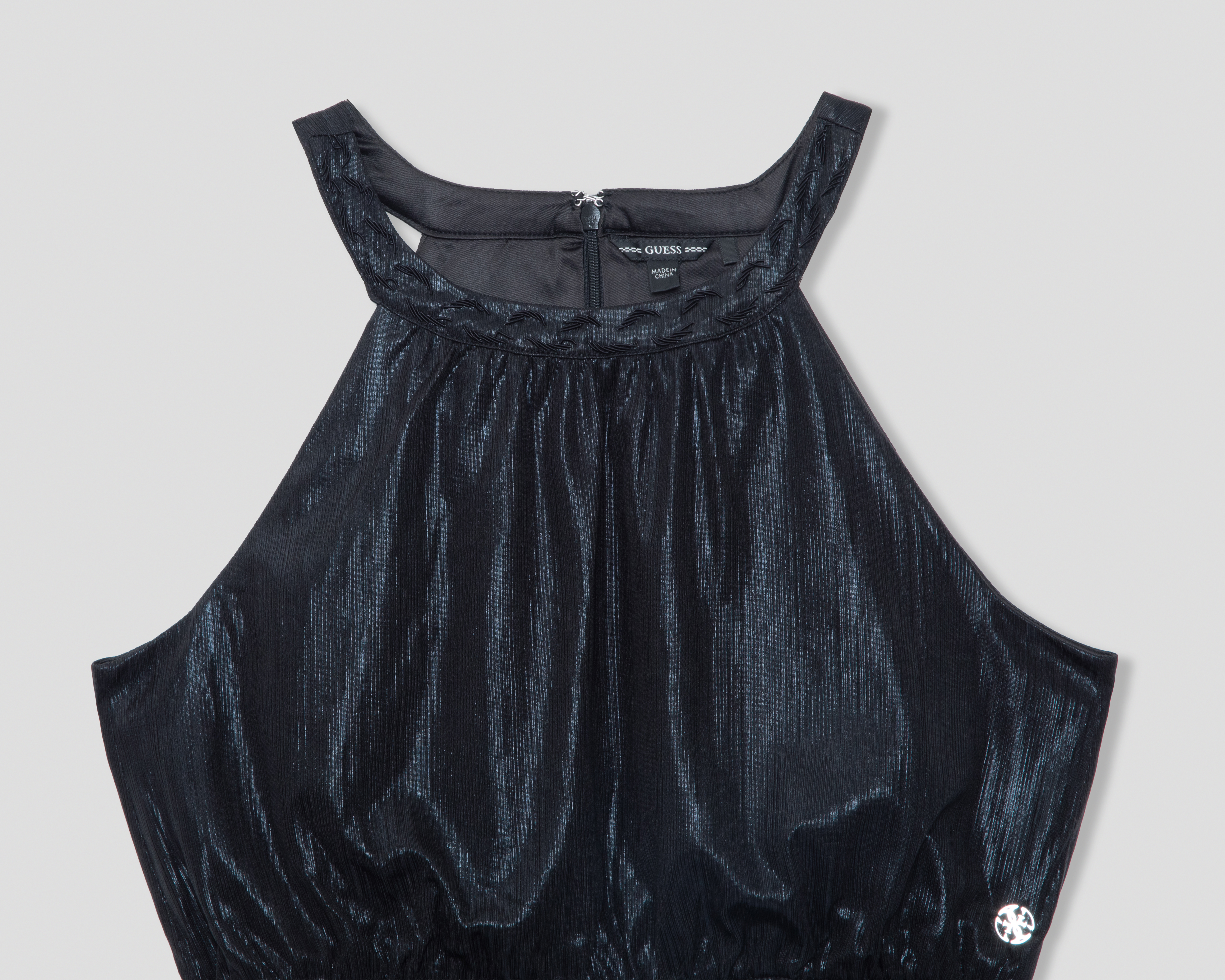 Foto 4 pulgar | Foto 3 | Vestido Negro Guess Juvenil