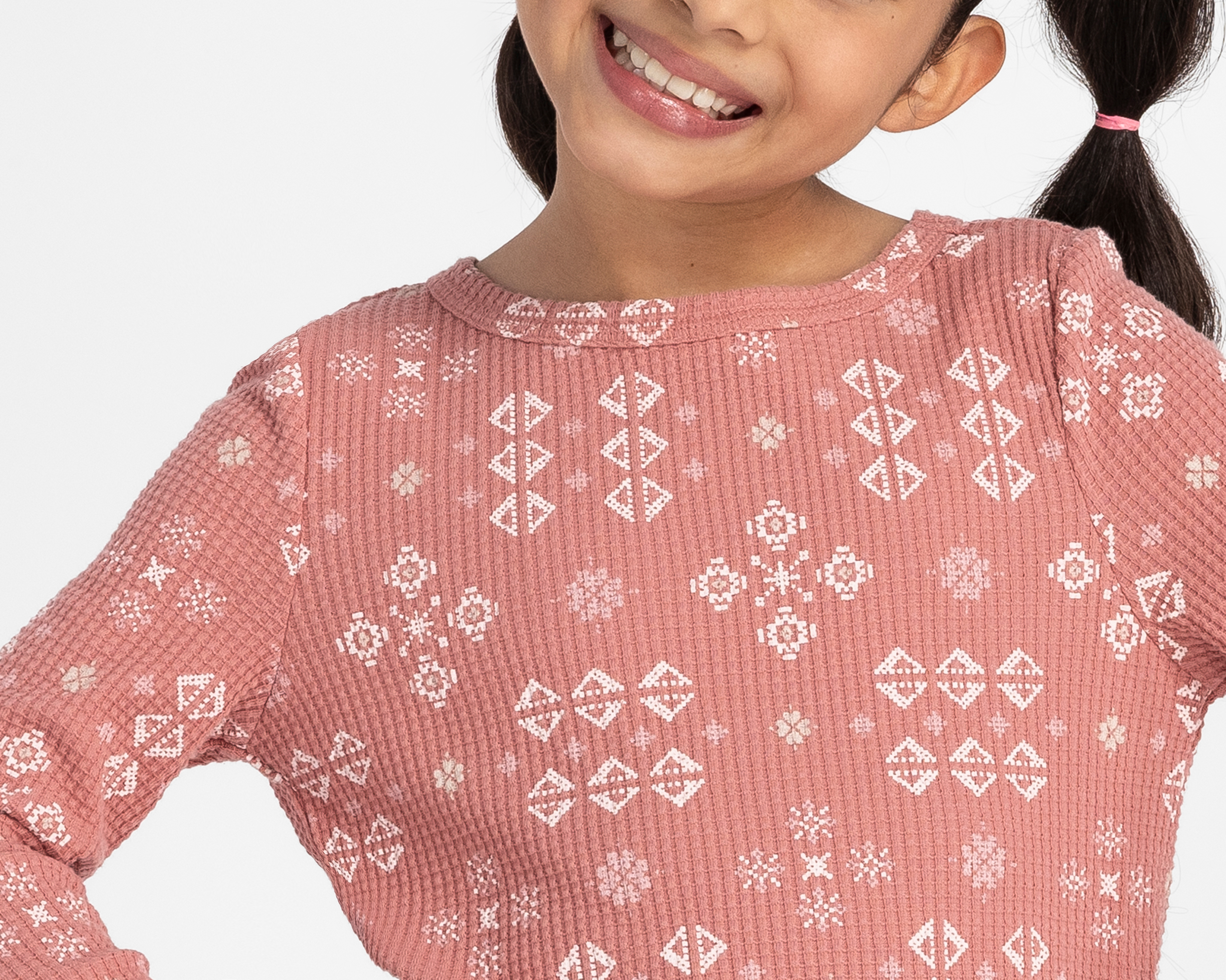 Foto 4 | Foto 4 | Playera Cuello Redondo Rosa Oshkosh B'gosh para Niña