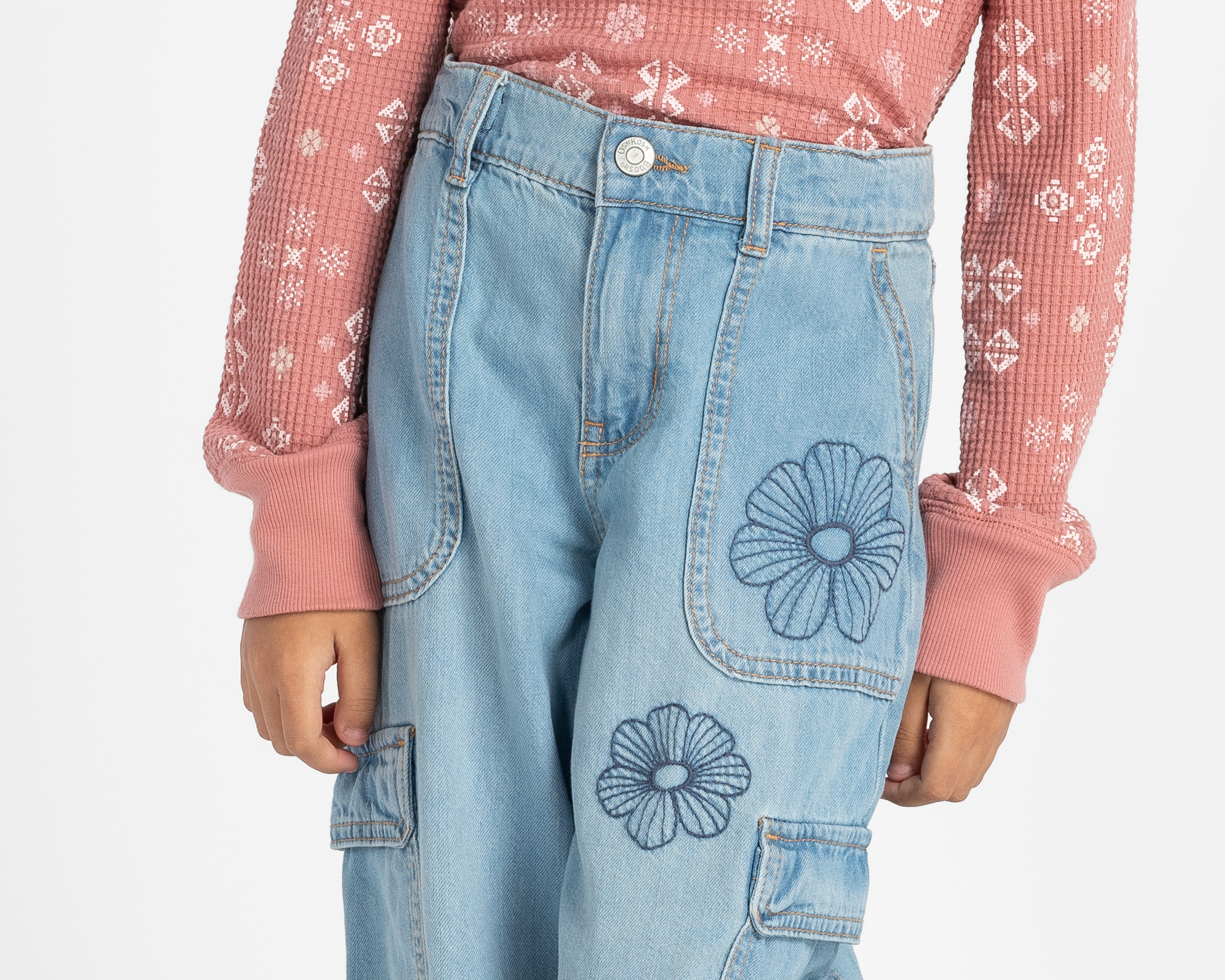 Foto 4 | Foto 4 | Pantalón Oskosh B'gosh Cargo para Niña