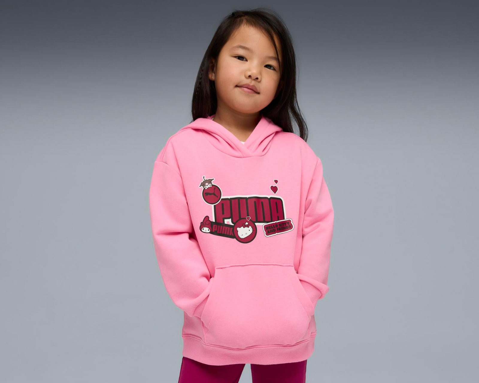 Foto 2 pulgar | Foto 1 | Sudadera Deportiva Puma x Hello Kitty & Friends para Niña