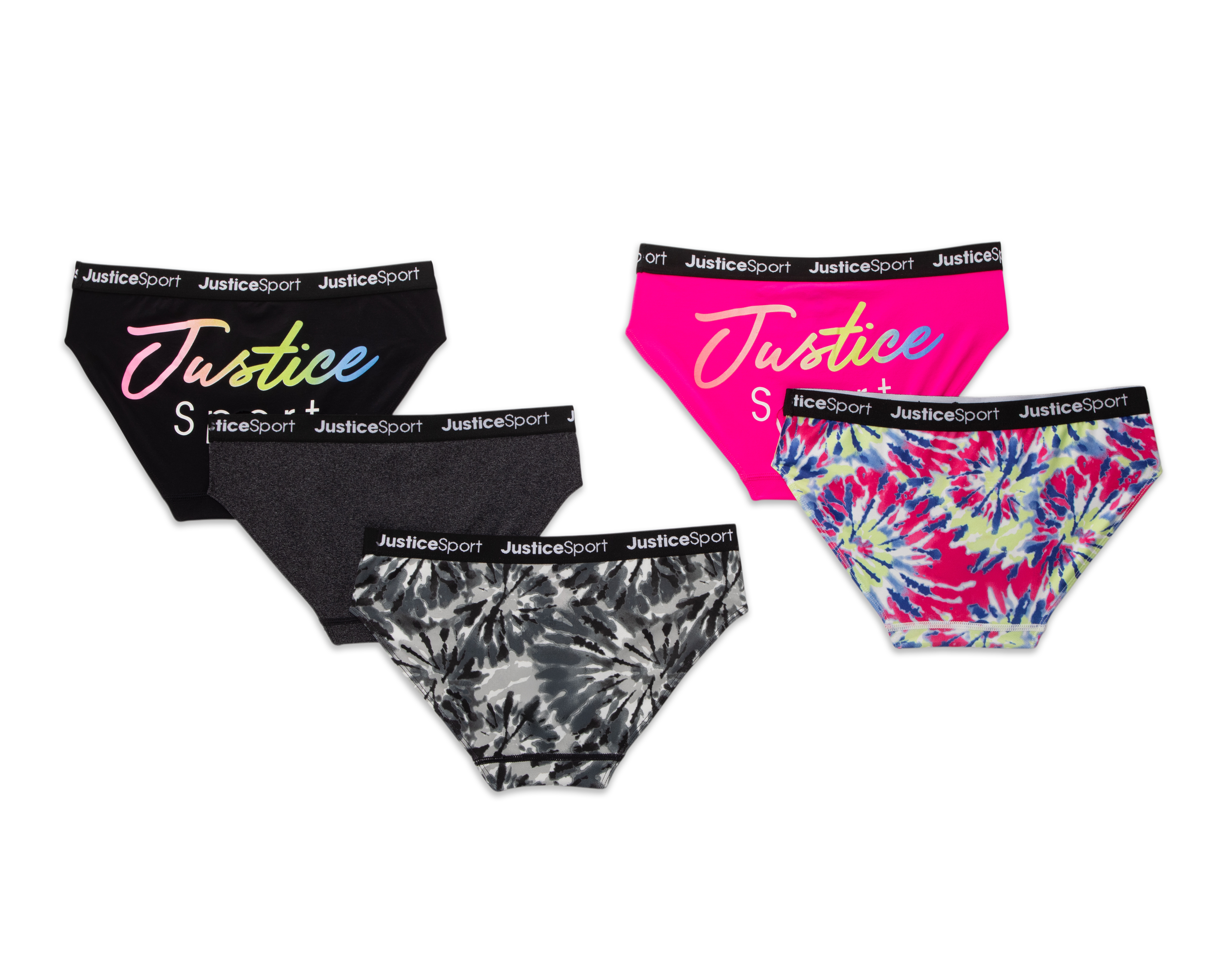 Foto 3 pulgar | Foto 2 | Bikini Multicolor Justice Sport Juvenil 5 Piezas