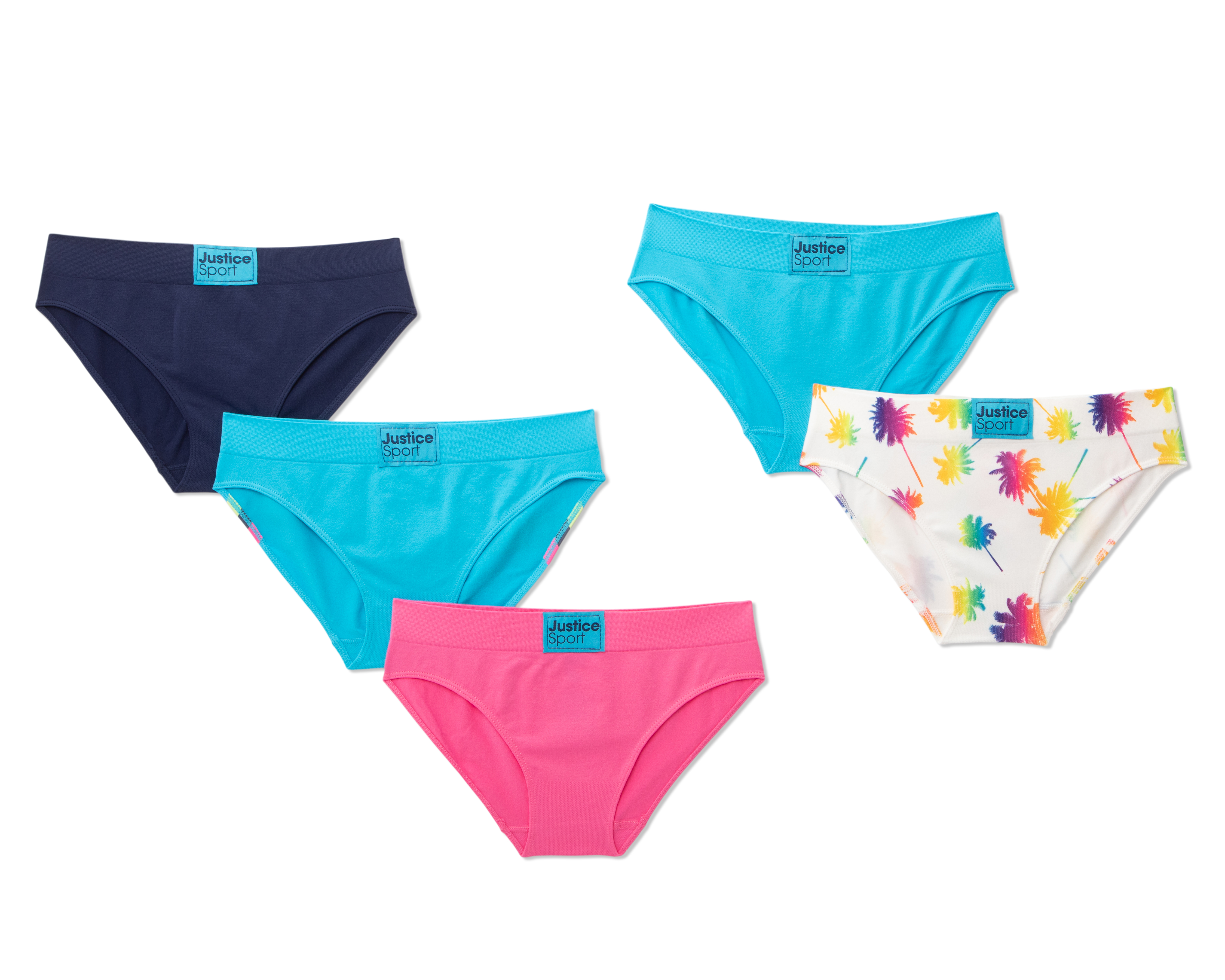 Foto 2 pulgar | Foto 1 | Bikini Multicolor Justice Sport Juvenil 5 Piezas