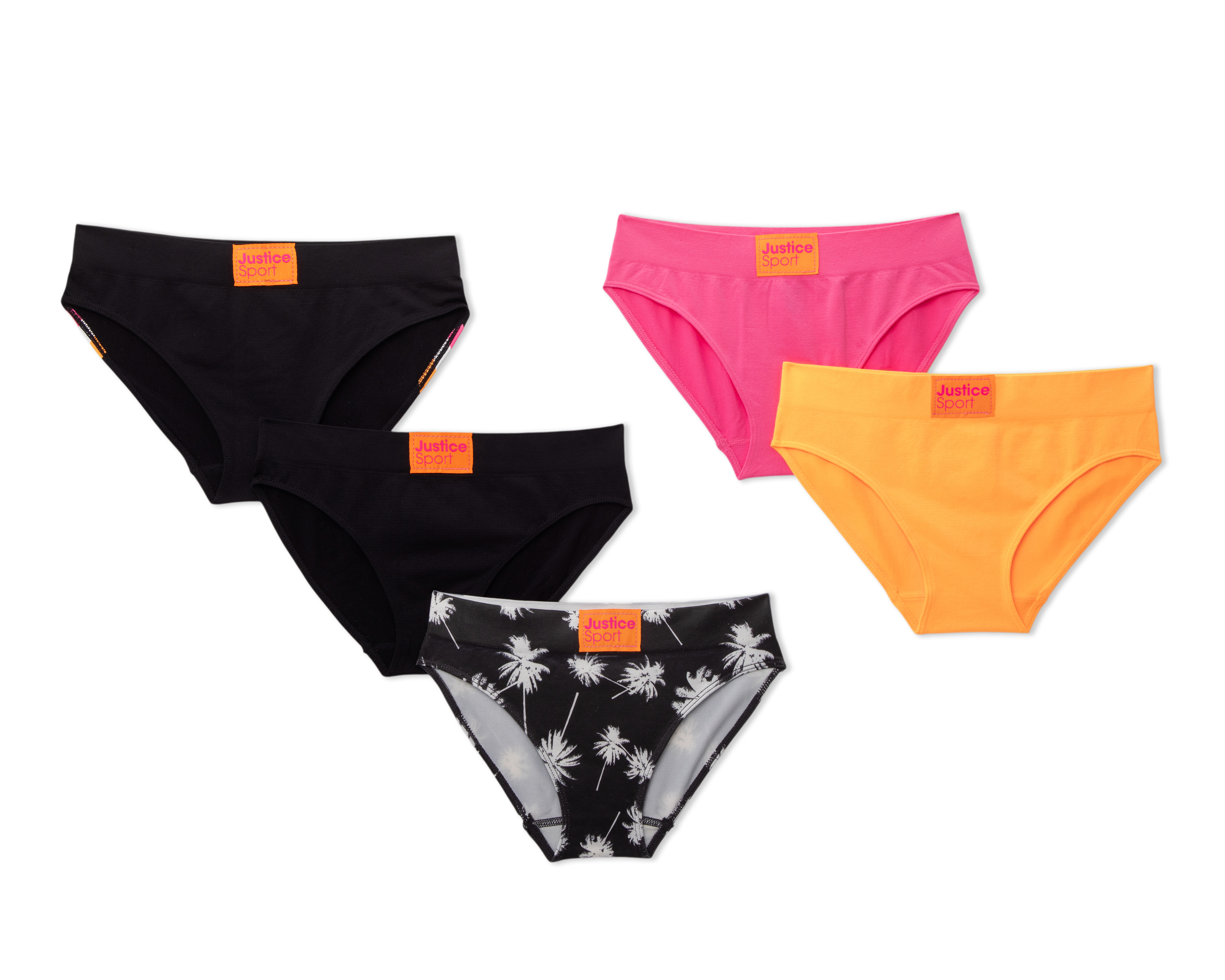 Foto 1 | Foto 1 | Bikini Multicolor Justice Sport Juvenil 5 Piezas
