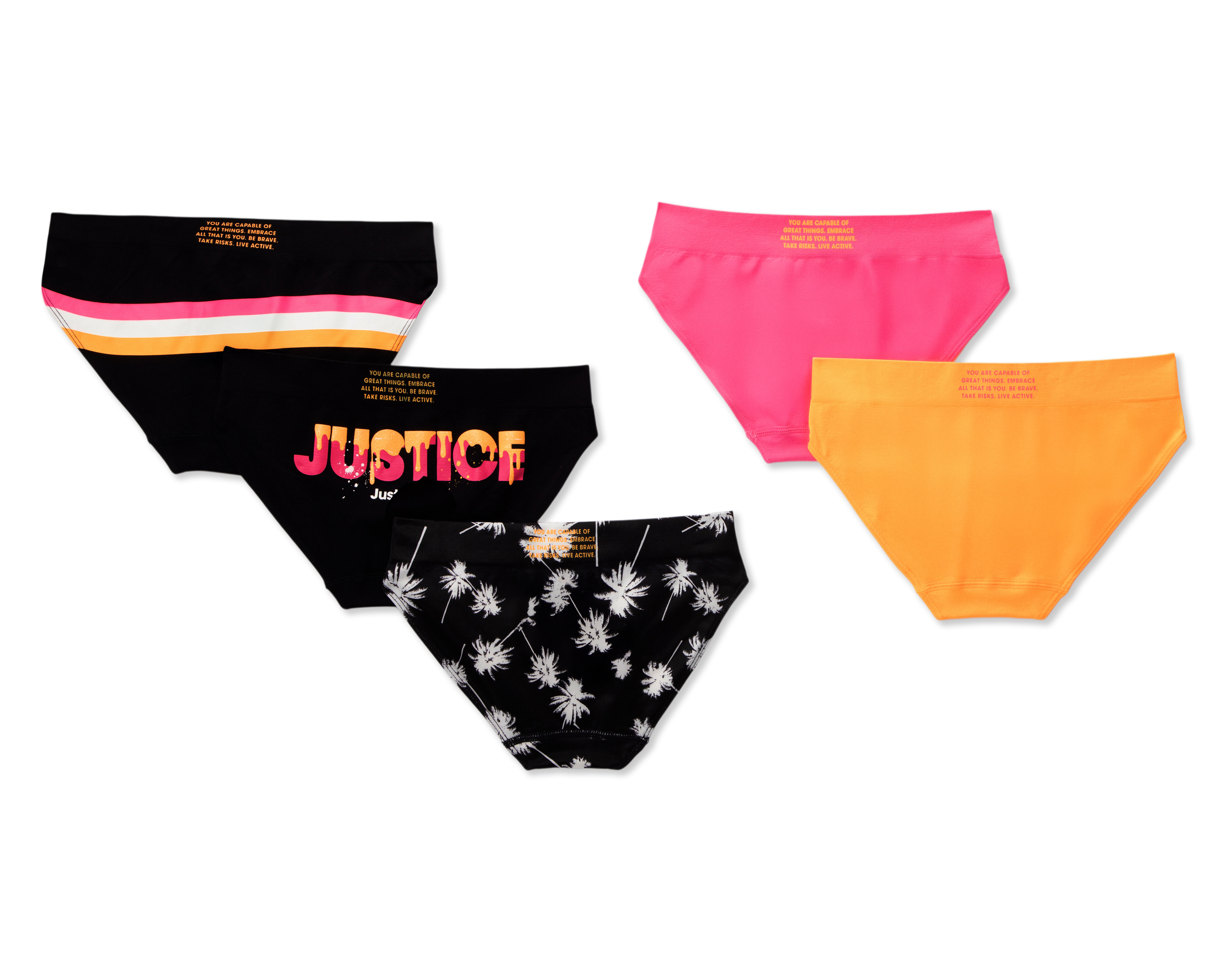 Foto 3 pulgar | Foto 2 | Bikini Multicolor Justice Sport Juvenil 5 Piezas