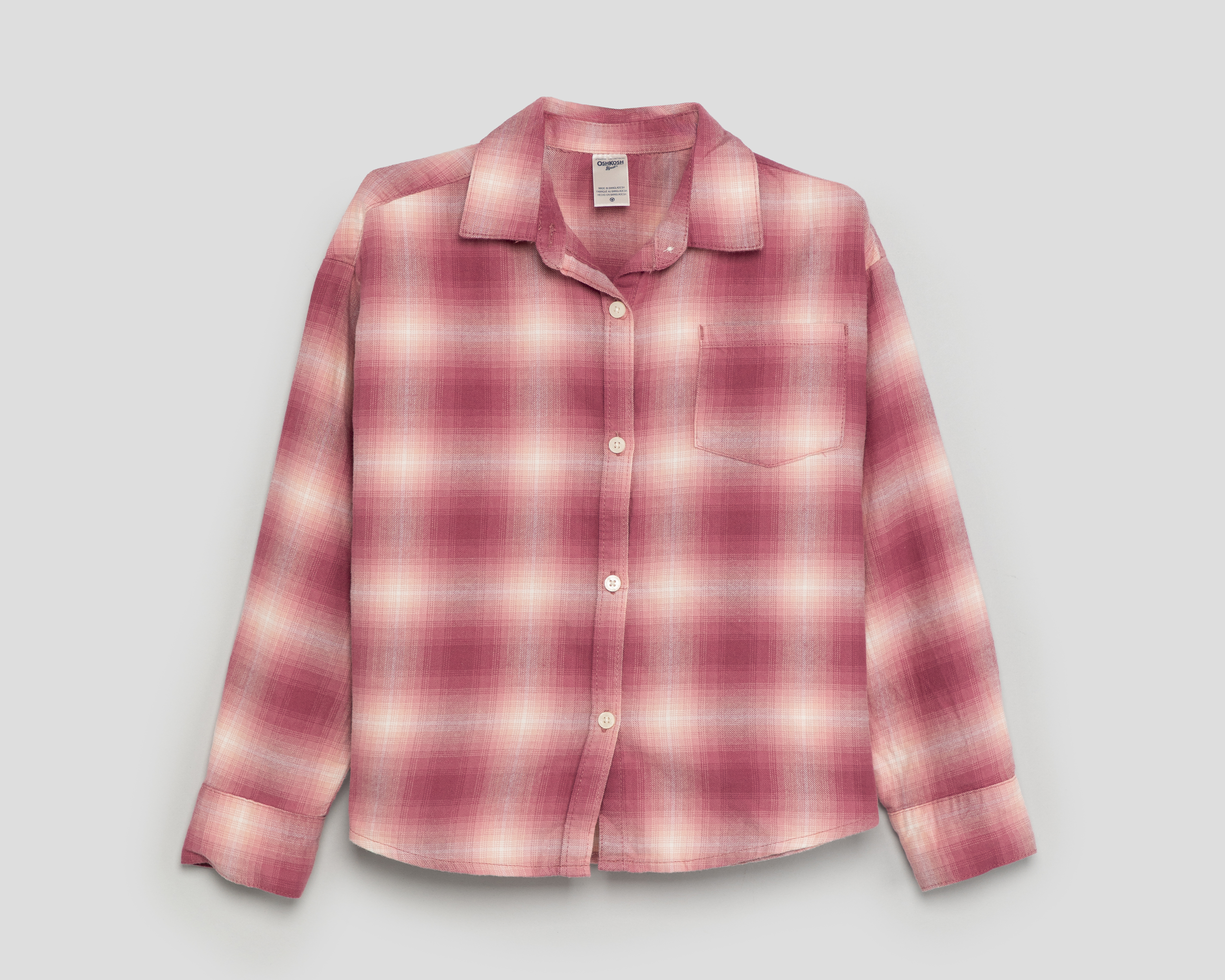 Foto 1 | Foto 1 | Blusa de Cuello Americano Rosa Oskosh B'gosh para Niña