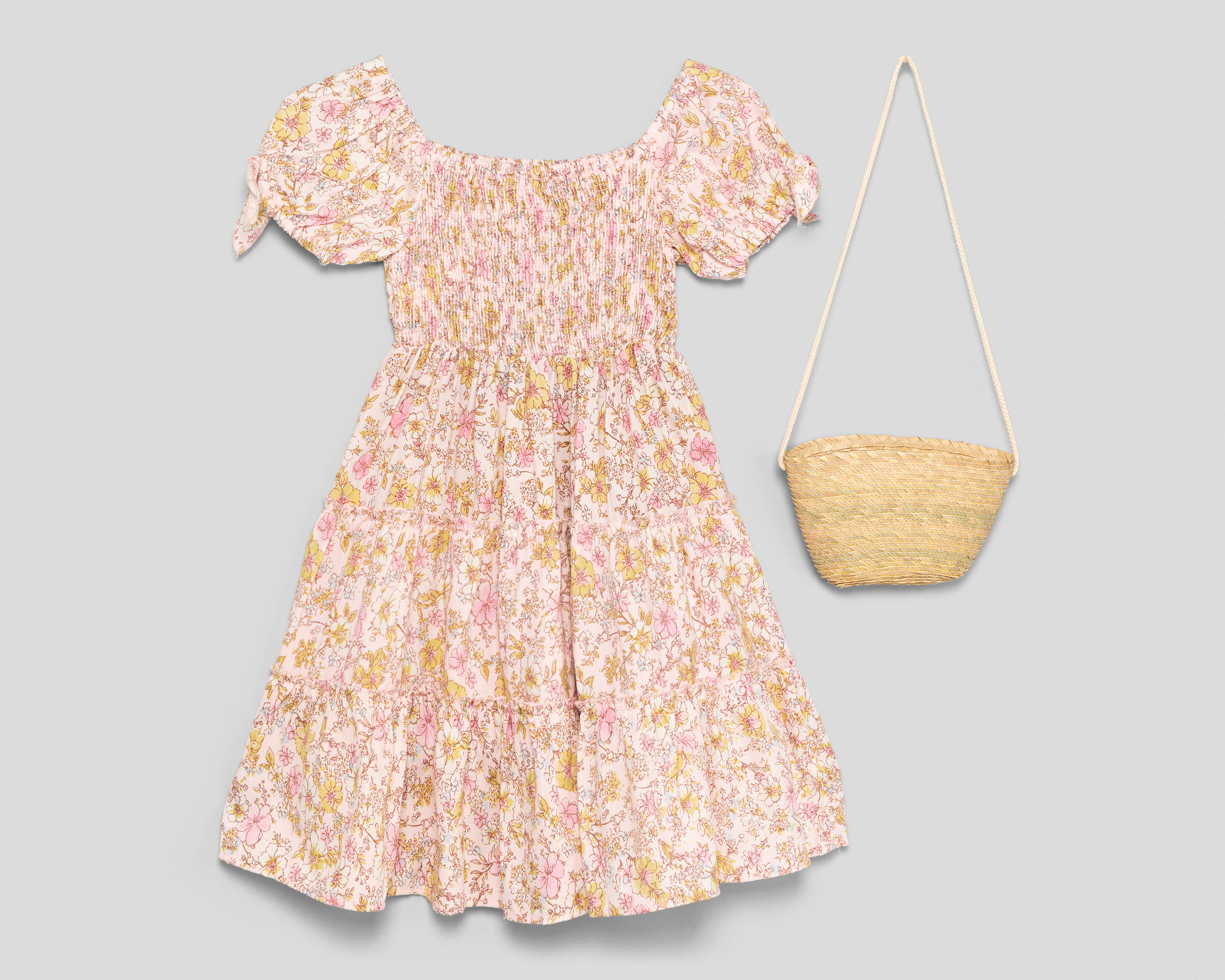 Foto 3 pulgar | Foto 2 | Vestido Rosa Girls Attitude para Niña con Bolsa