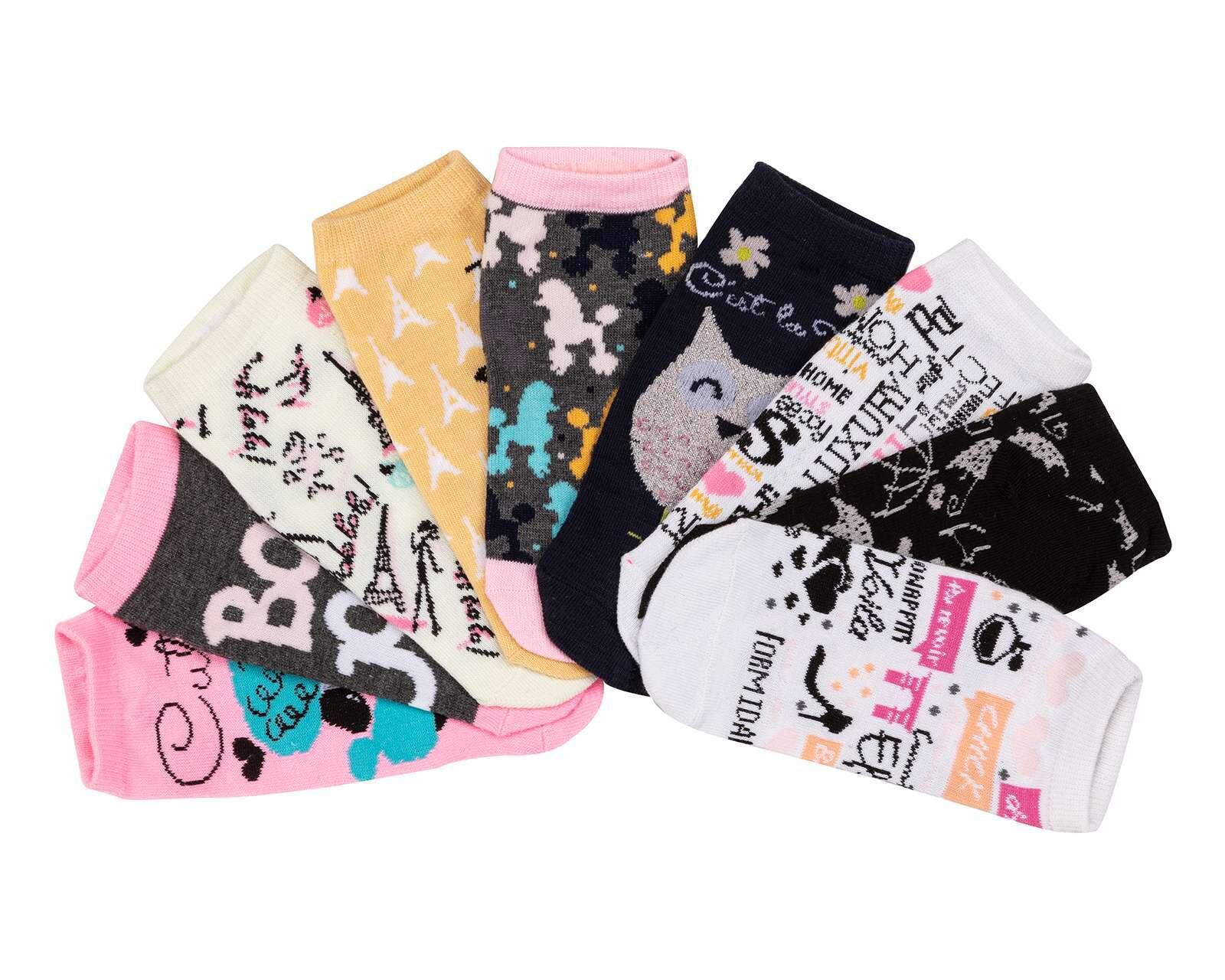 Calcetas Tines Girls Attitude para Niña 9 Pares