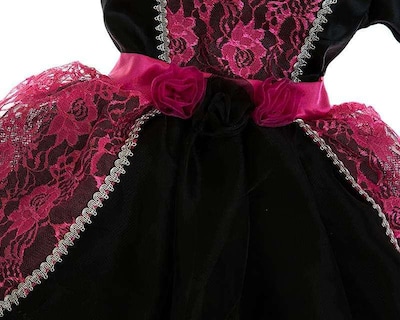 Foto 4 | Foto 4 | Disfraz de Catrina Rosa/Negro para Niña
