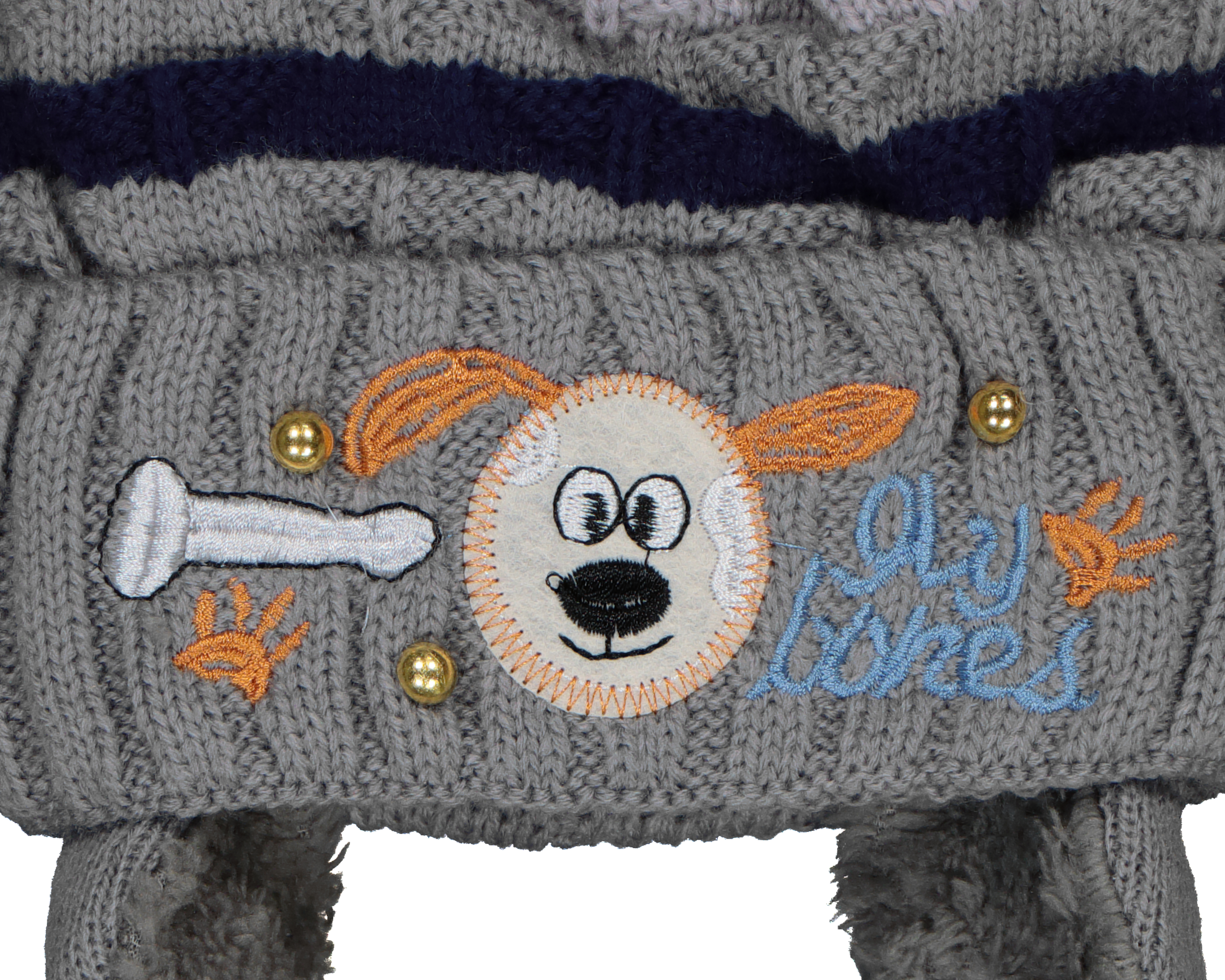 Foto 4 pulgar | Foto 3 | Gorro para Bebé Niño Baby Colors con Pompón